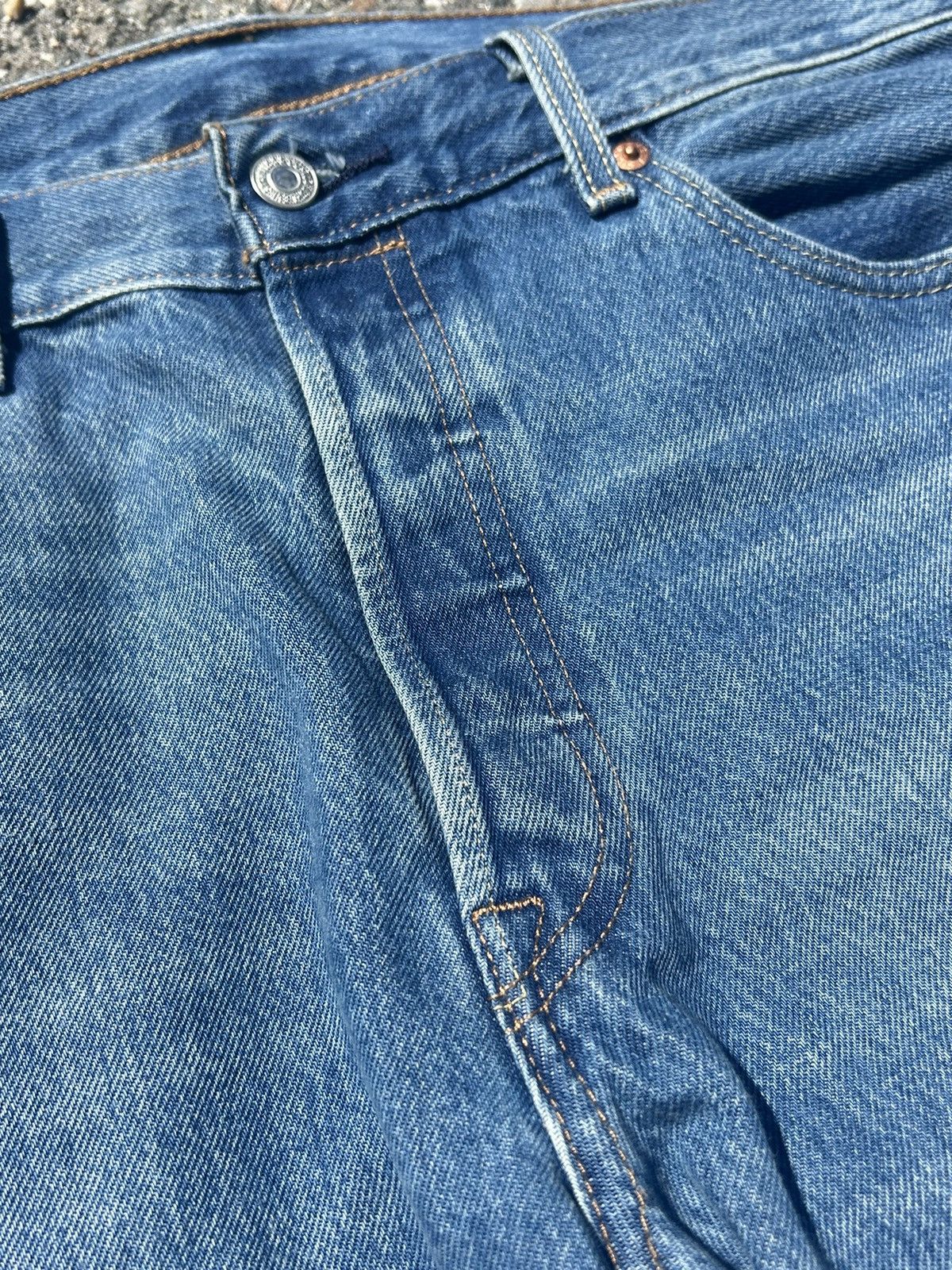 Levi's Levi’s Blue Distressed 501’s Size US 34 / EU 50 - 5 Thumbnail