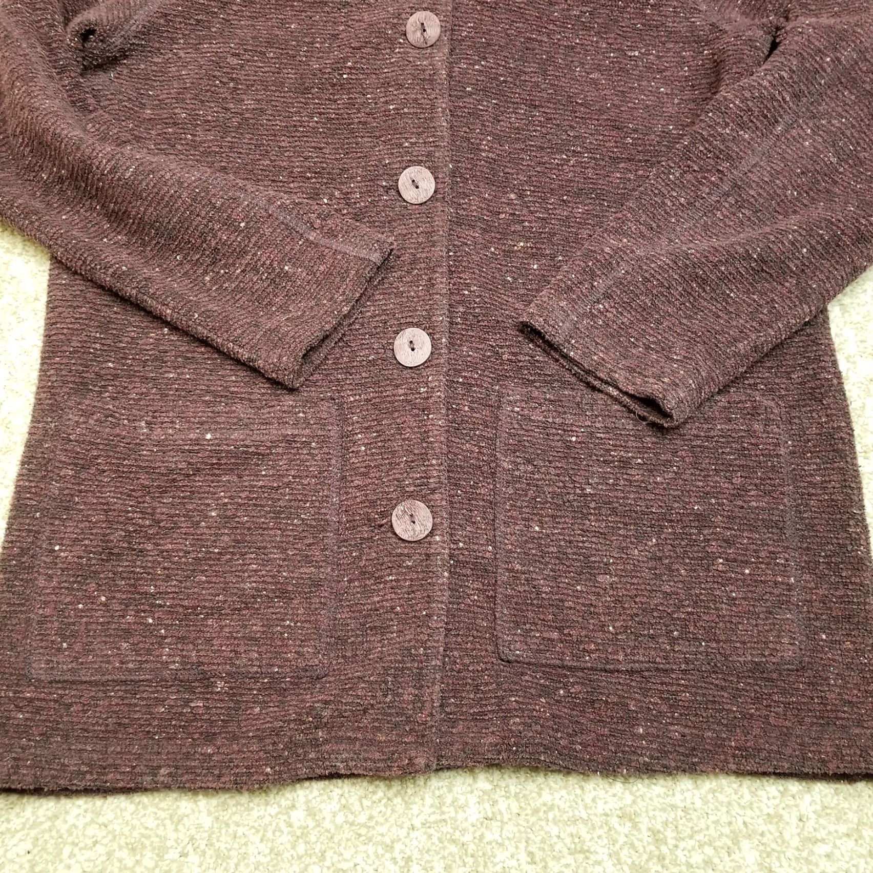 The Territory Ahead VINTAGE The Territory Ahead Sweater Womens M Purple Long Sleeve Cardigan Casual VTG Size M / US 6-8 / IT 42-44 - 3 Thumbnail