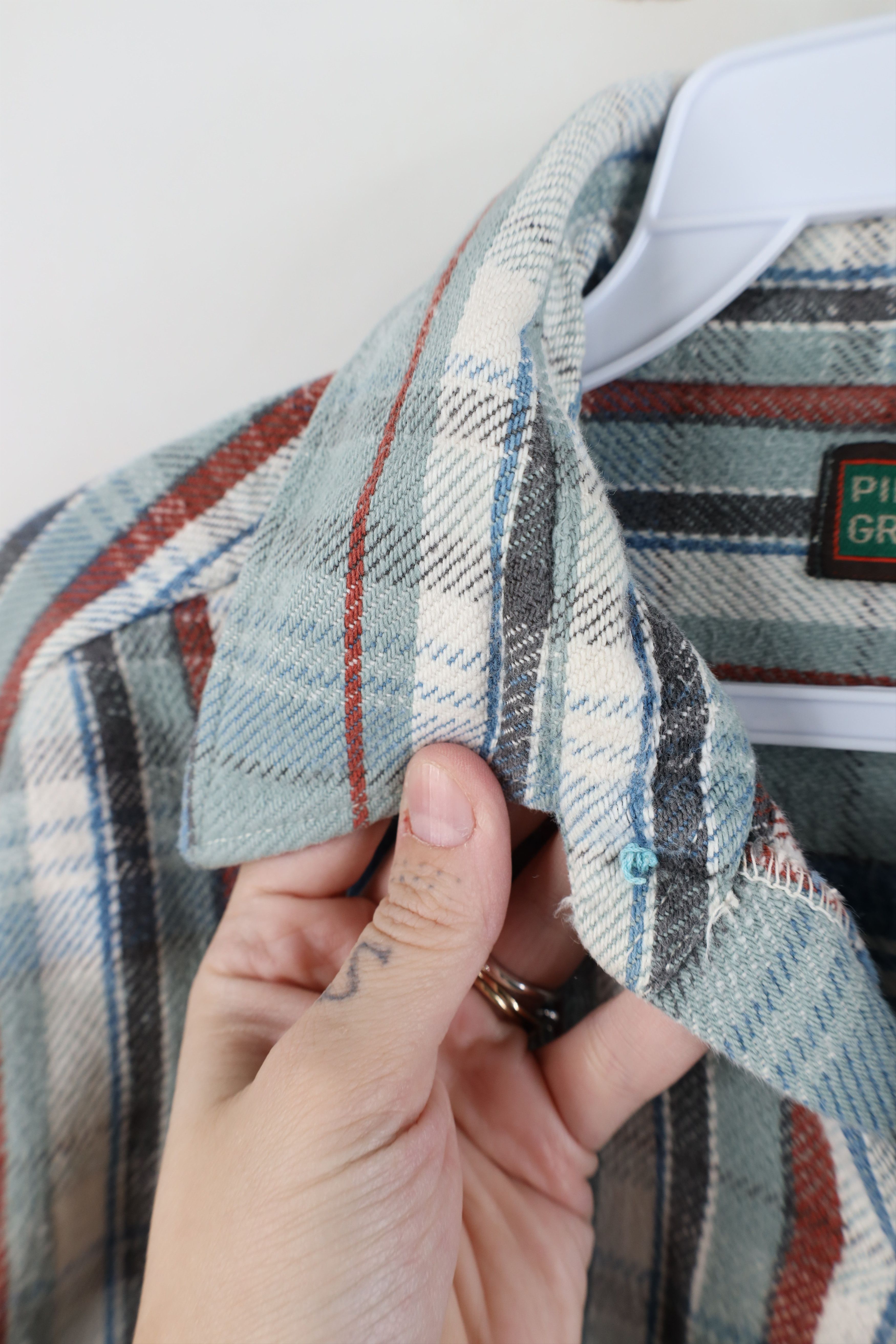 Vintage Vintage 90s Streetwear Heavyweight Flannel Button Shirt Size US M / EU 48-50 / 2 - 9 Thumbnail