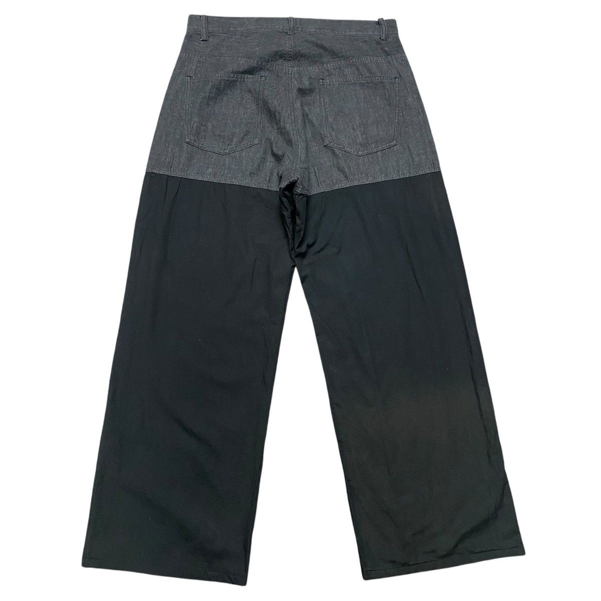 KEITAMARUYAMA Kieta Maruyama Denim Hybrid Wide Leg Baggy Pants Size US 32 / EU 48 - 2 Thumbnail