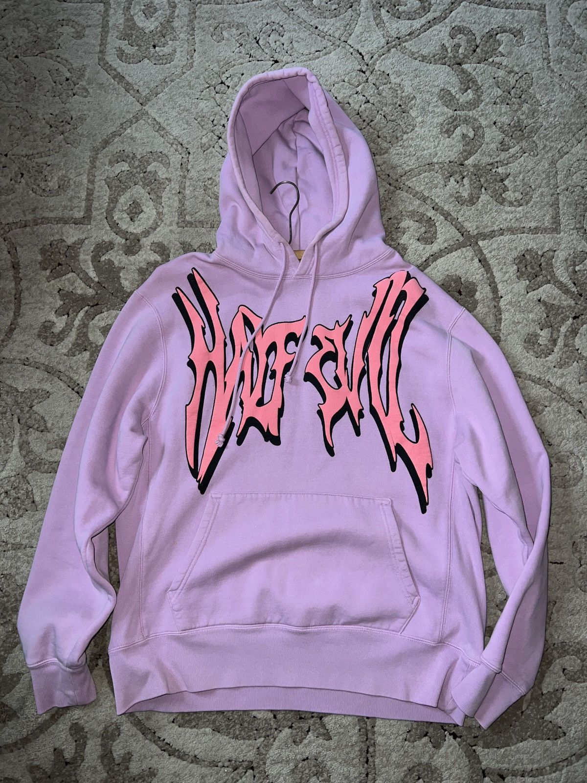 Half Evil Puff-print Hoodie