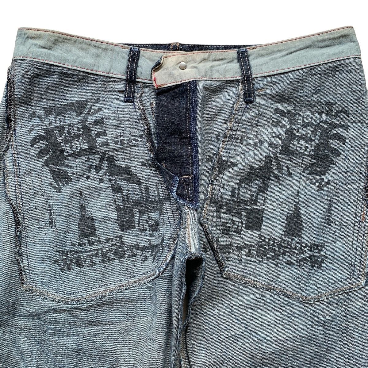 Marithe + Francois Girbaud Le Jean De Marithe Francois Girbaud Denim Pants Size US 34 / EU 50 - 13 Thumbnail