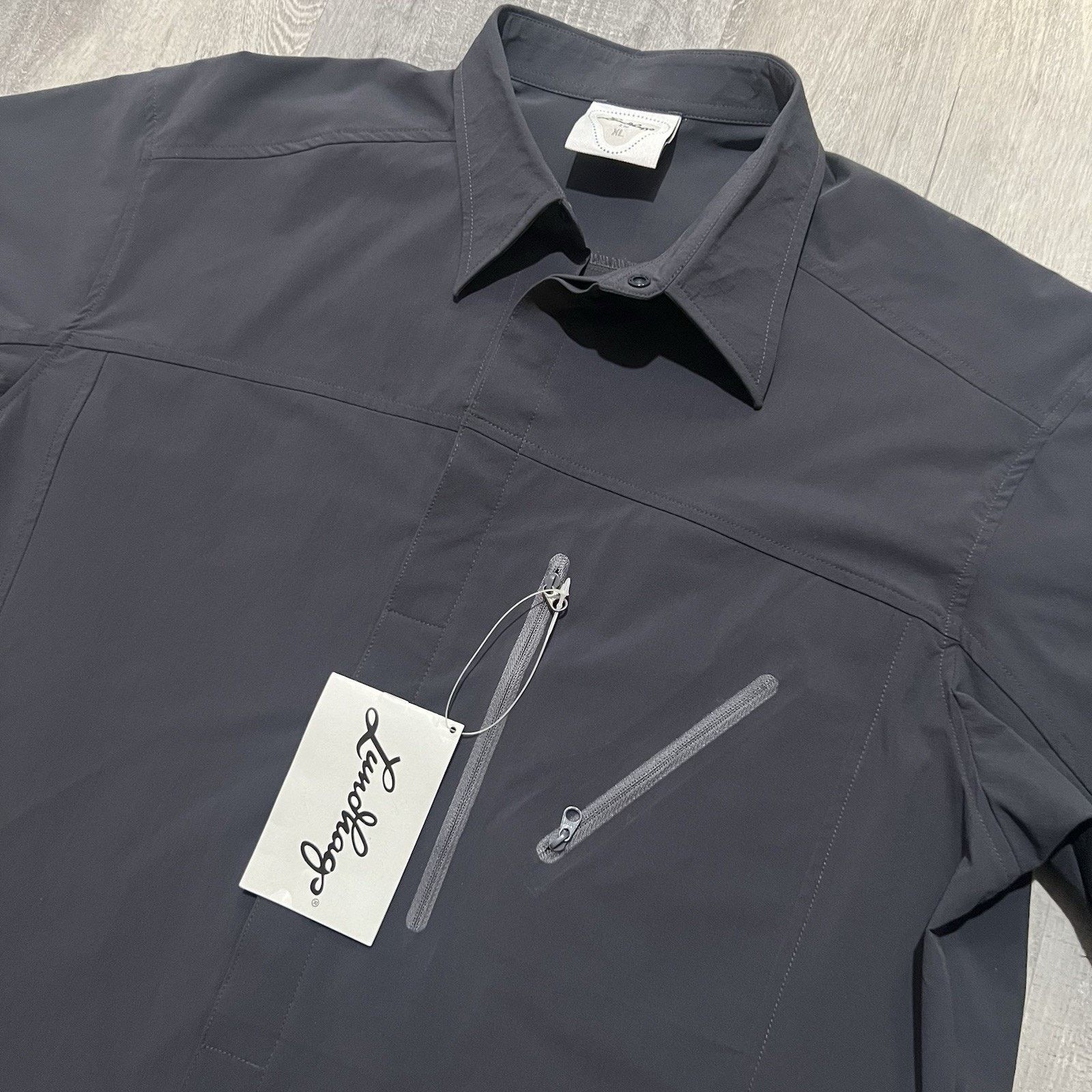 Other VTG Lundhags Trotter Shirt NWT Grey Sweden Fly Fishing Shirt Size US XL / EU 56 / 4 - 4 Thumbnail