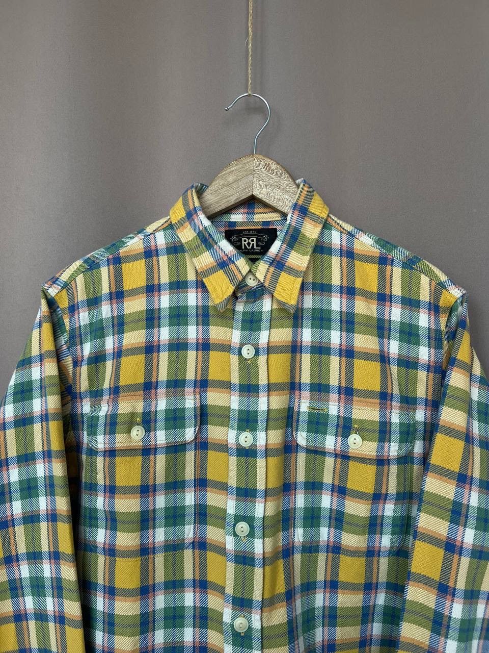RRL Ralph Lauren RRL Double Ralph Flannel Button Shirt Mens Size M Size US M / EU 48-50 / 2 - 2 Thumbnail