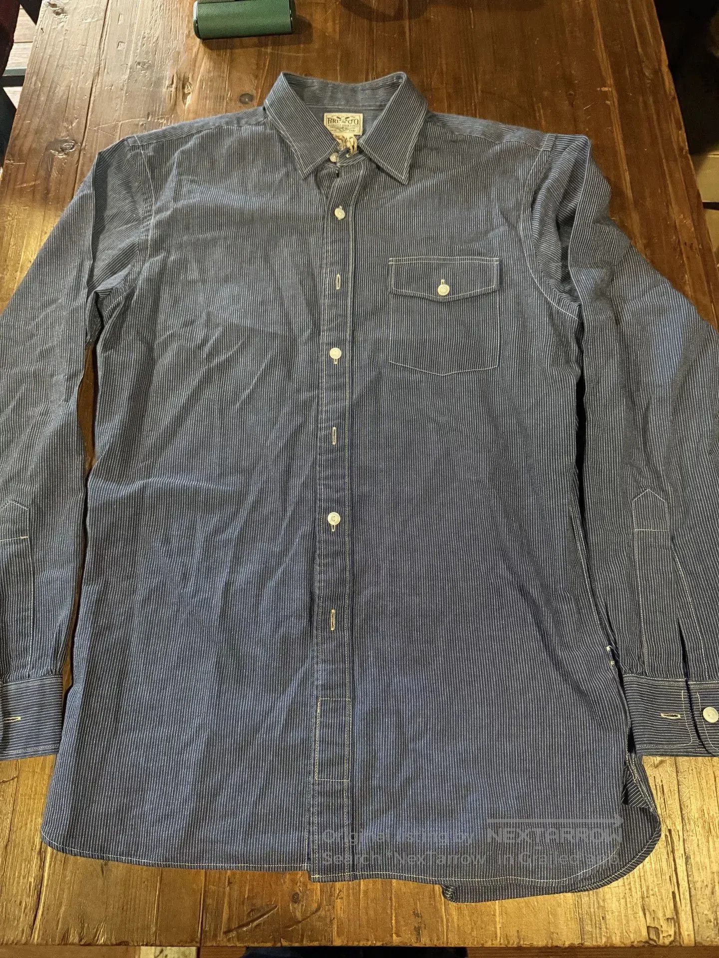 RRL Ralph Lauren RRL Striped Shirt. Size US M / EU 48-50 / 2 - 1 Thumbnail