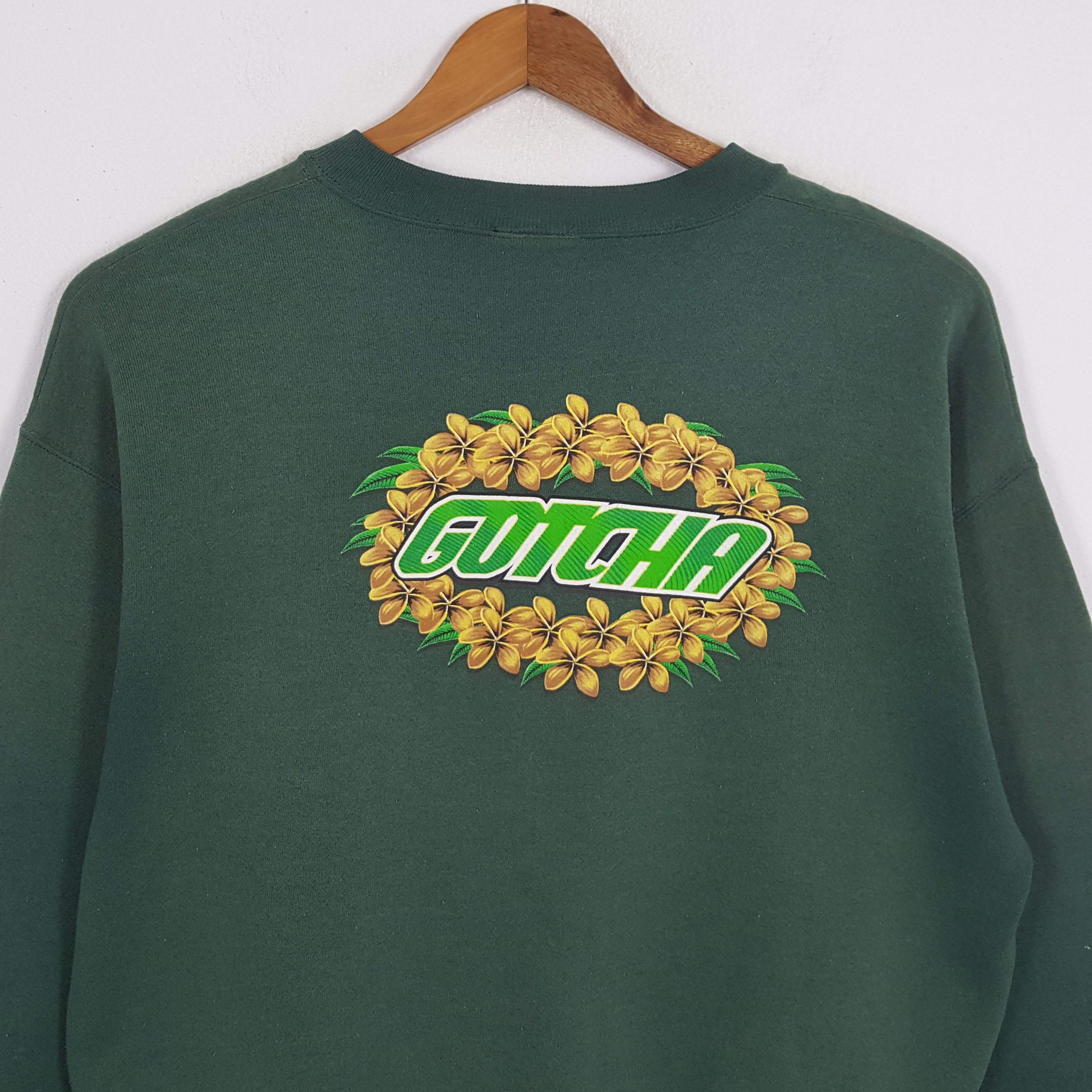 Gotcha × Vintage Vintage GOTCHA Surfing Style Streetwear Sweatshirts Size US XL / EU 56 / 4 - 2 Thumbnail
