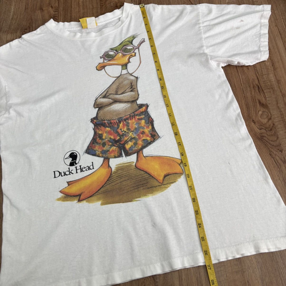 Vintage 90’s Duck Head Apparel Shirt White Single Stitch Tee Size M Size US M / EU 48-50 / 2 - 7 Thumbnail