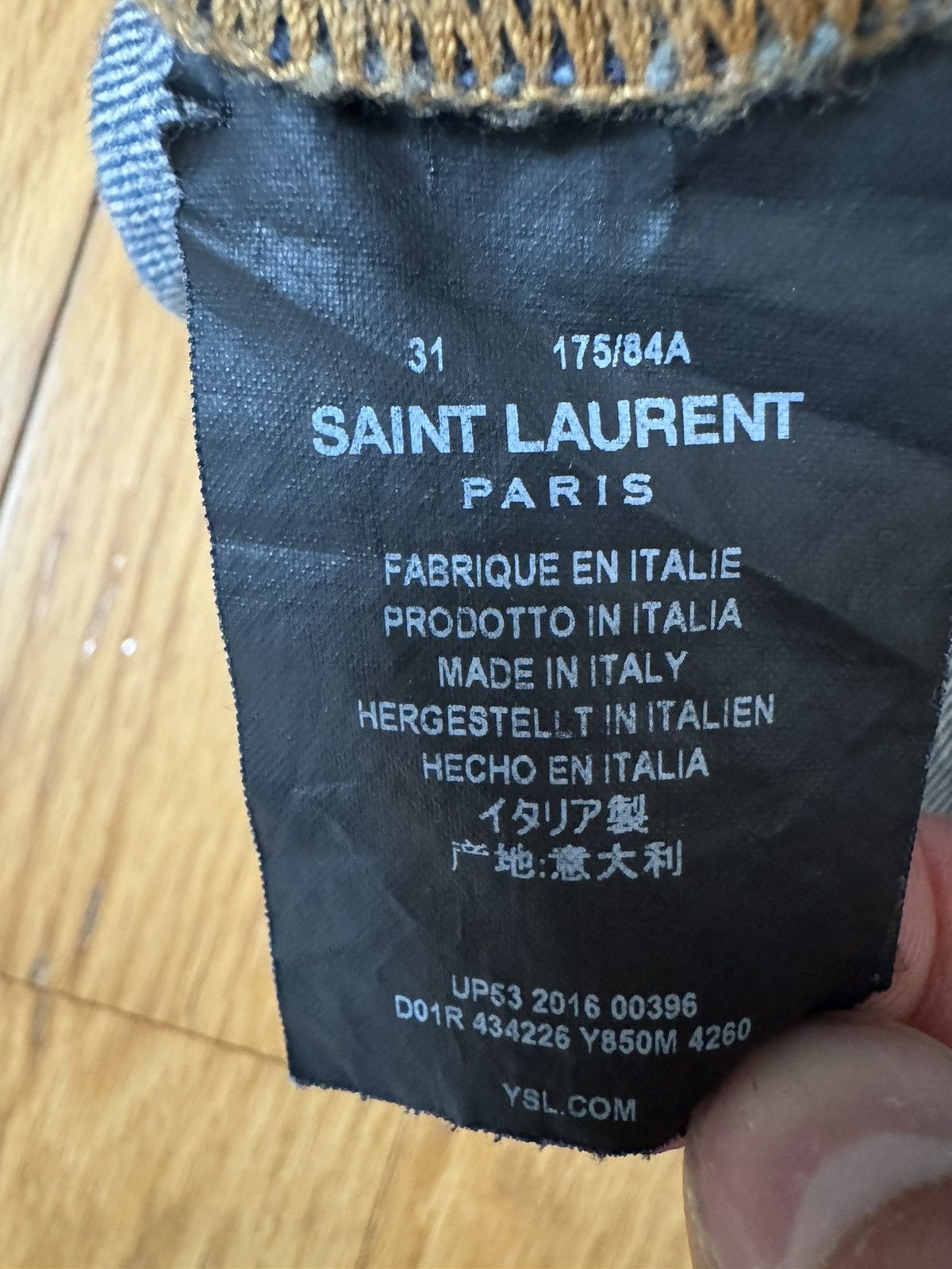 Yves Saint Laurent Yves Saint Laurent Denim 31 Size US 31 - 5 Thumbnail
