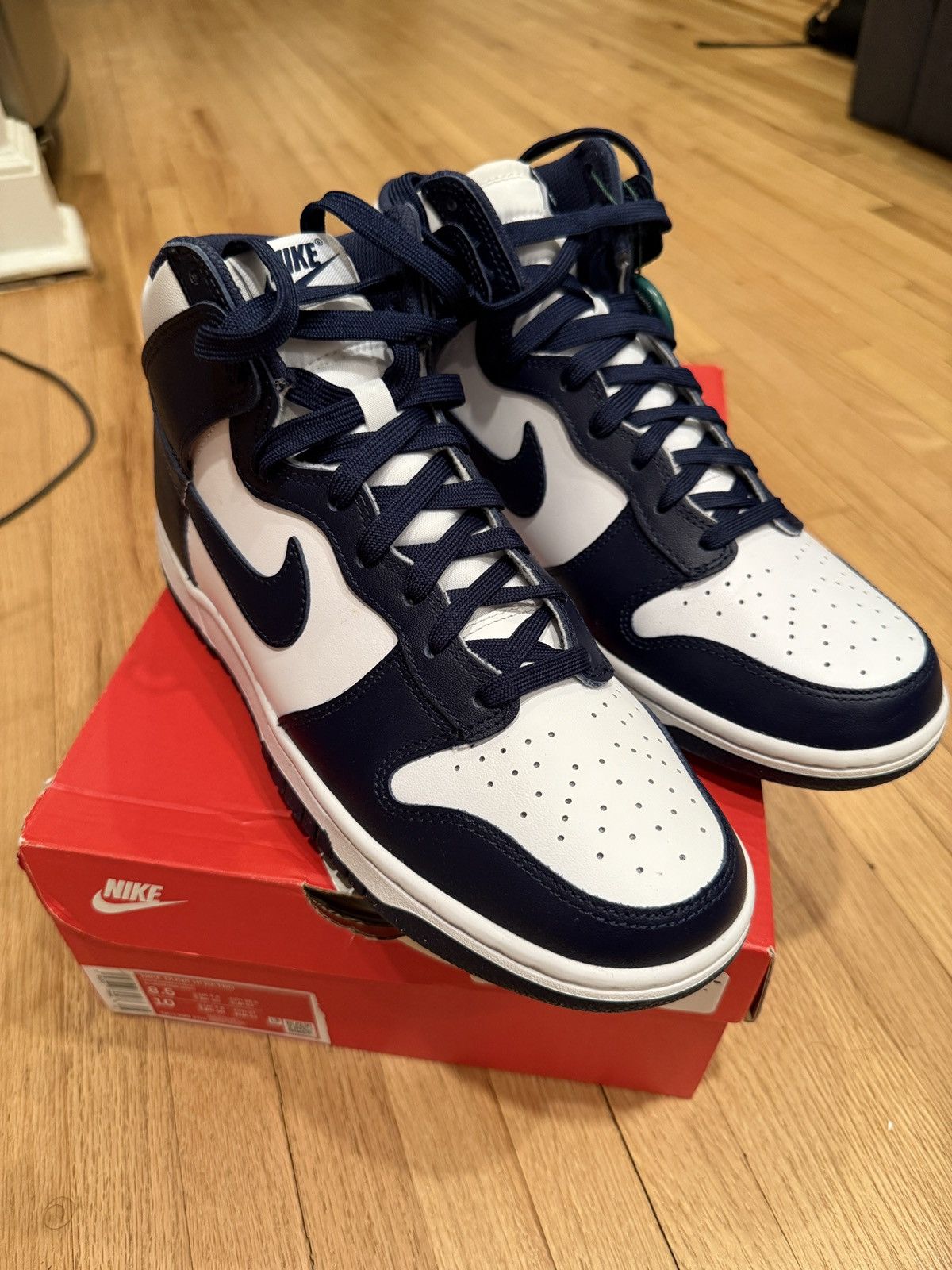 Nike Nike Dunk High Championship Navy Size US 8.5 / EU 41-42 - 1 Thumbnail