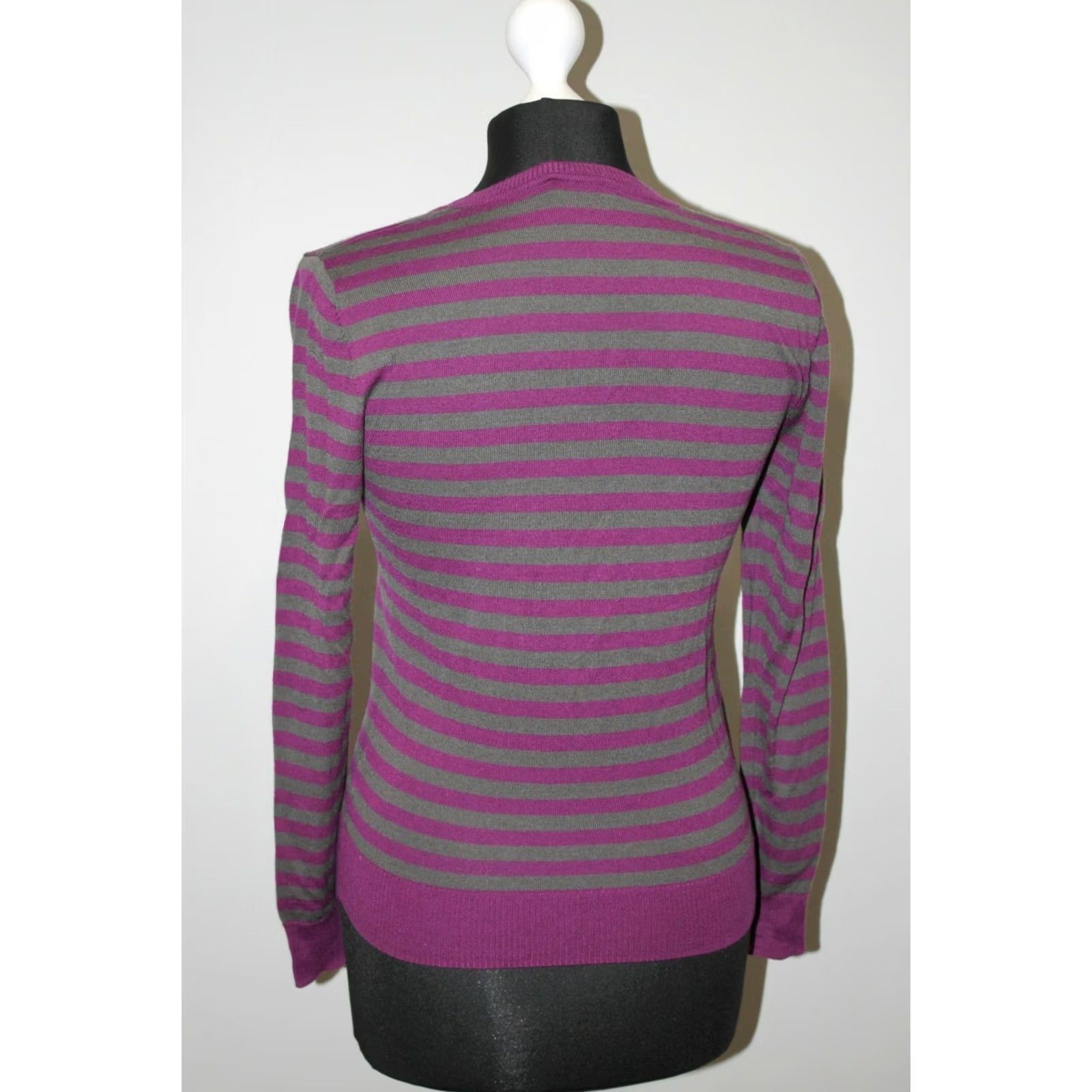 Marimekko Marimekko Cardigan Jumper Womens Wool Size S Multicolour 100% Wool Round Neck Vintage 60s-90s? Size S / US 4 / IT 40 - 3 Thumbnail