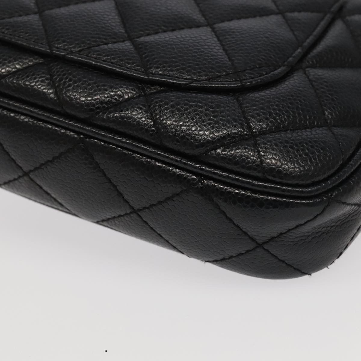 Chanel CHANEL Matelasse Coco Mark Chain Shoulder Bag Caviar Skin Size ONE SIZE - 16 Thumbnail