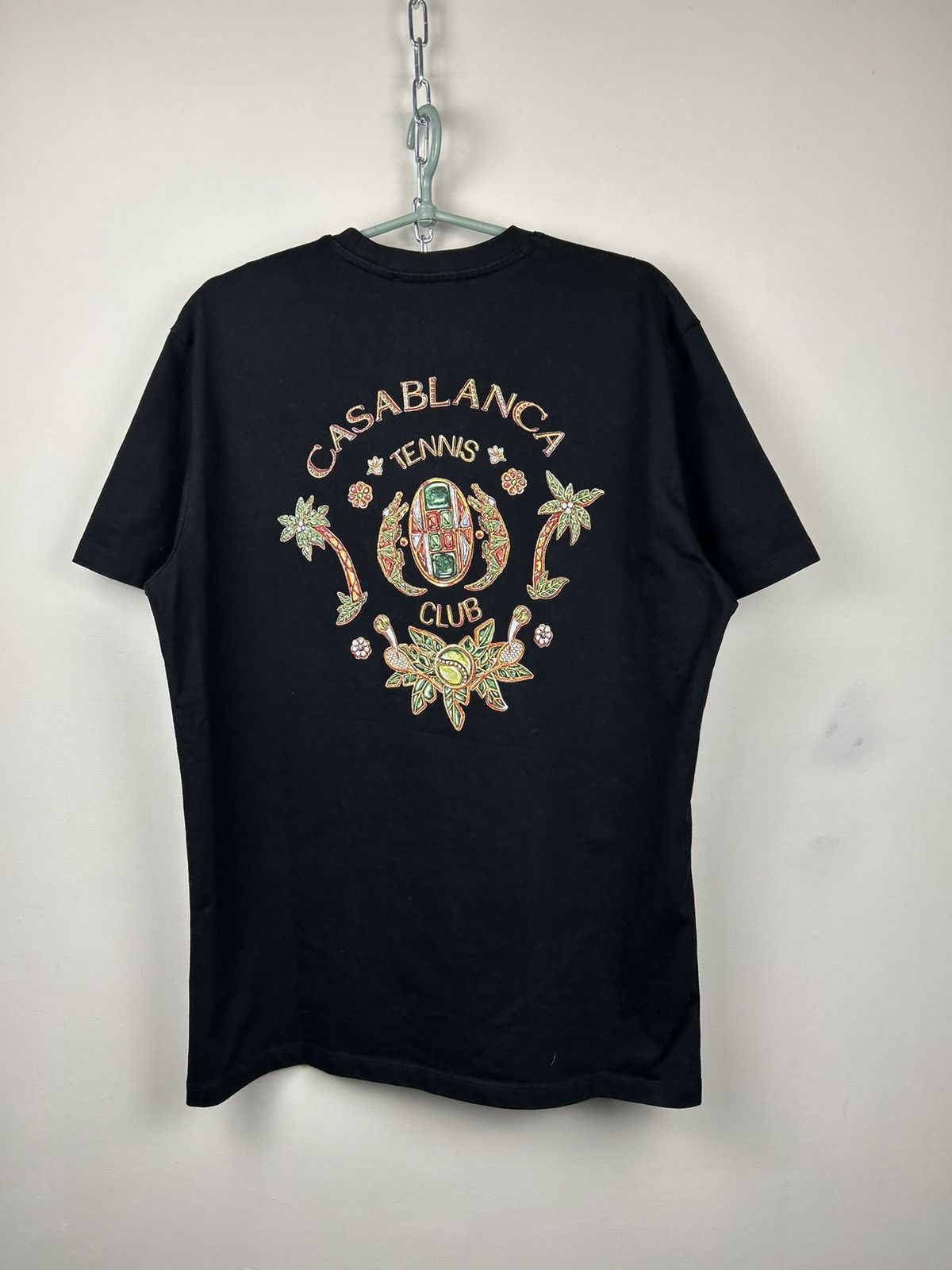 Casablanca Casablanca Tennis Club Basic T shirt Black Size US S / EU 44-46 / 1 - 1 Thumbnail