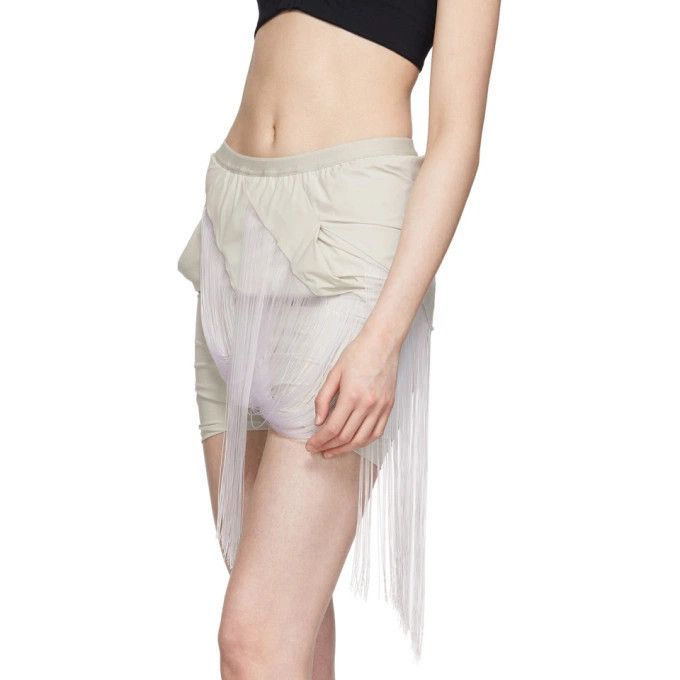 Rick Owens o1y0126 Short in Light Gray Size 28" / US 6 / IT 42 - 4 Thumbnail