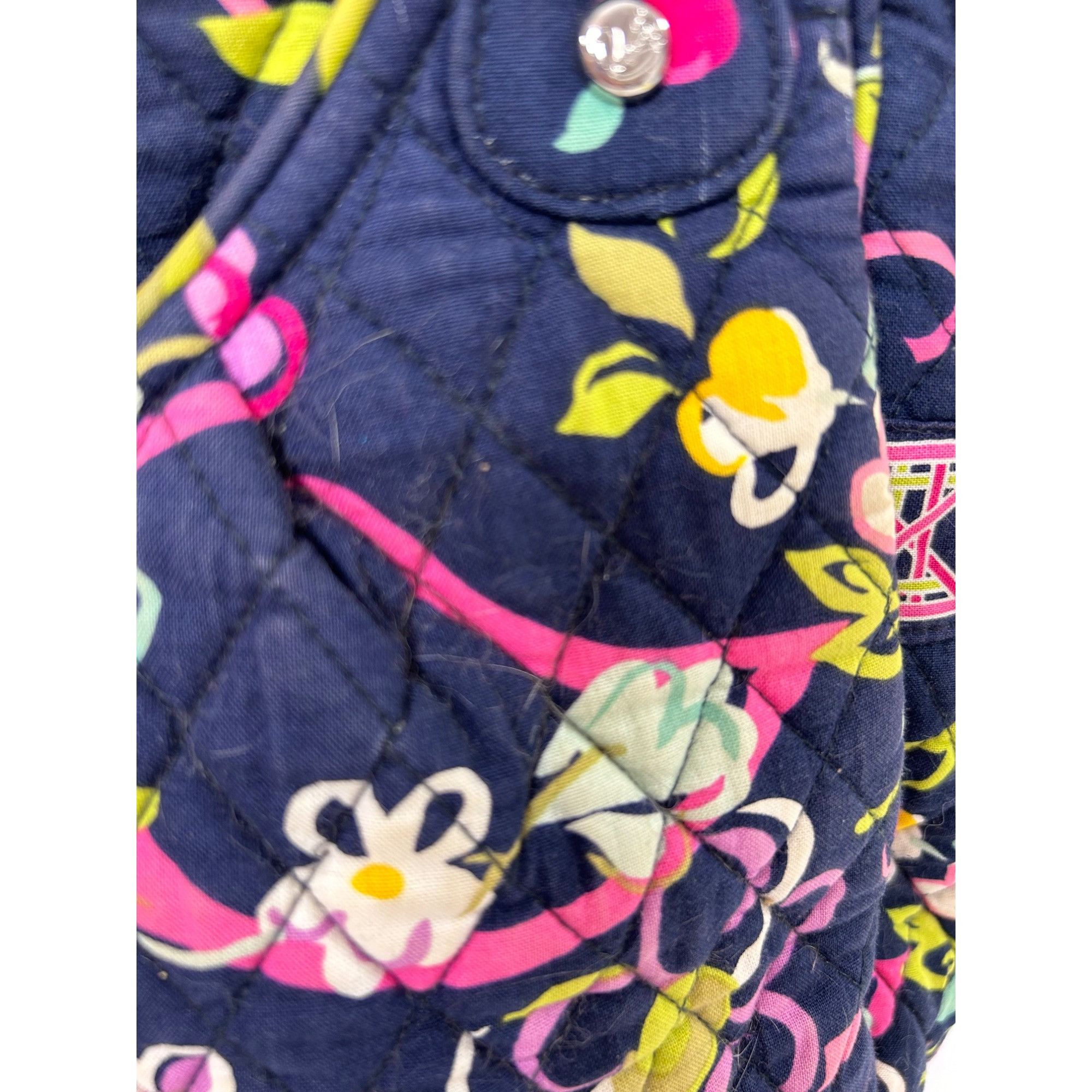 Vera Bradley Vera Bradley Tote Bag Cancer Awareness 2 Straps Navy Multi F Size ONE SIZE - 21 Thumbnail