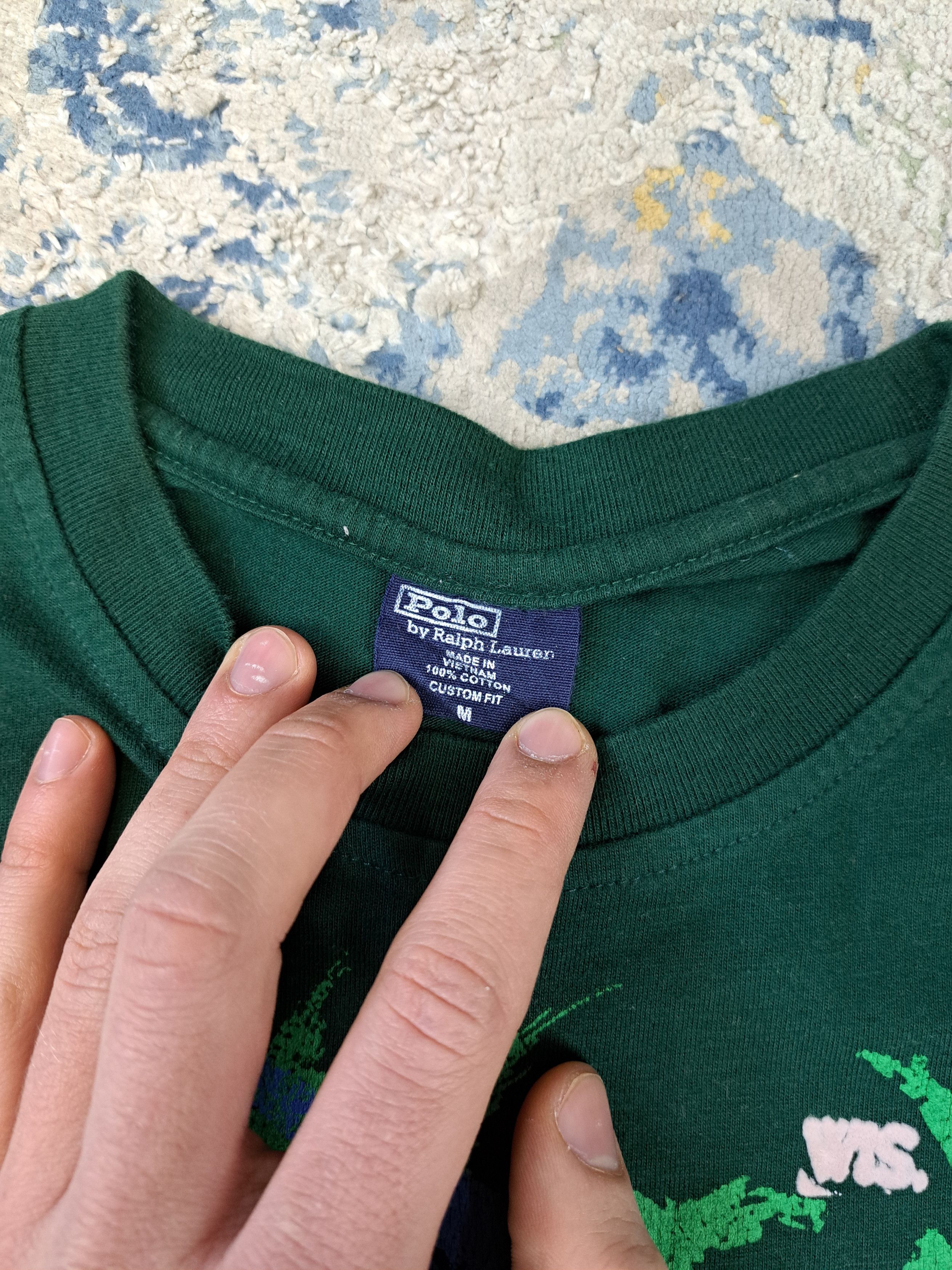 Polo Ralph Lauren Vintage 90s Ralph Lauren Single Stitch Tee Rare Grail Size US M / EU 48-50 / 2 - 4 Thumbnail