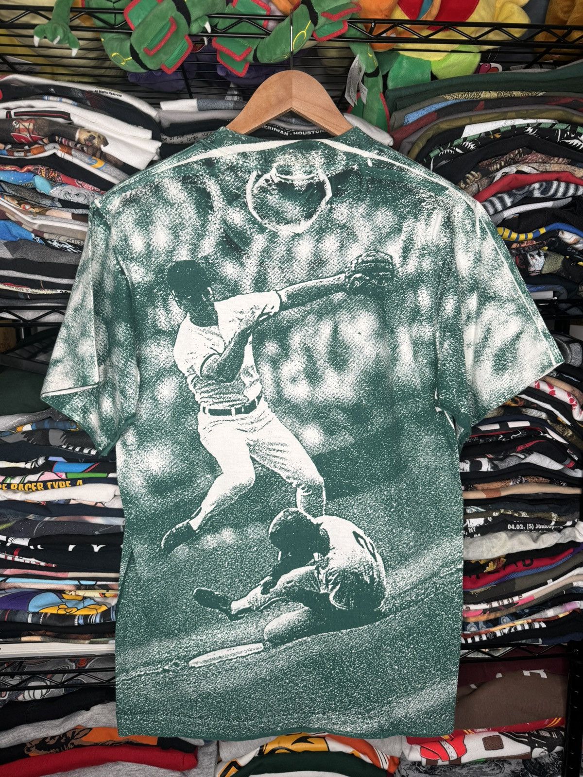 Champion × MLB × Vintage Vintage 90s Oakland Athletics Champion Baseball AOP Tee Size US L / EU 52-54 / 3 - 5 Thumbnail