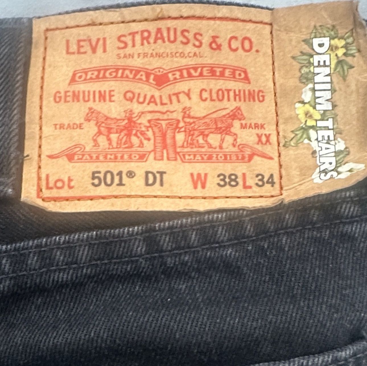 DENIM TEARS × Levi's Denim Tears X Levi’s Jeans Size US 38 / EU 54 - 4 Thumbnail
