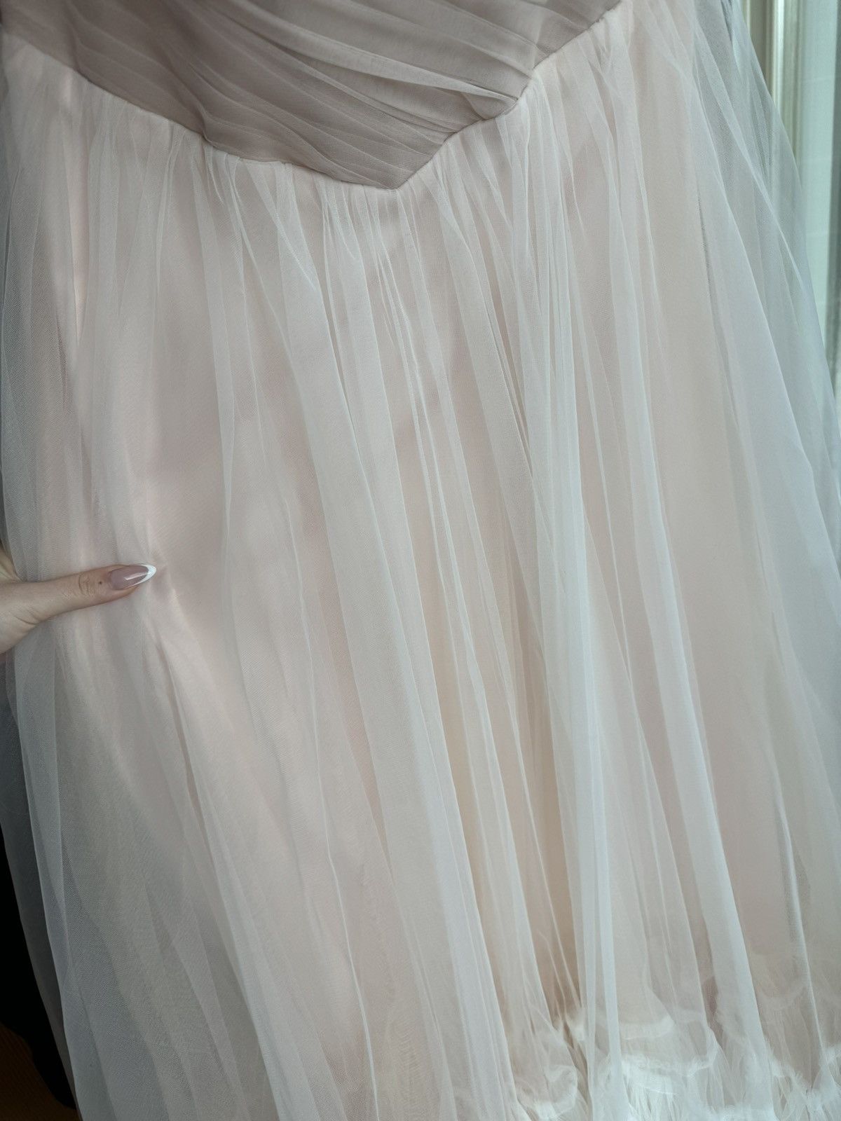 Other One of a kind custom made Wedding dress. Size L / US 10 / IT 46 - 6 Thumbnail