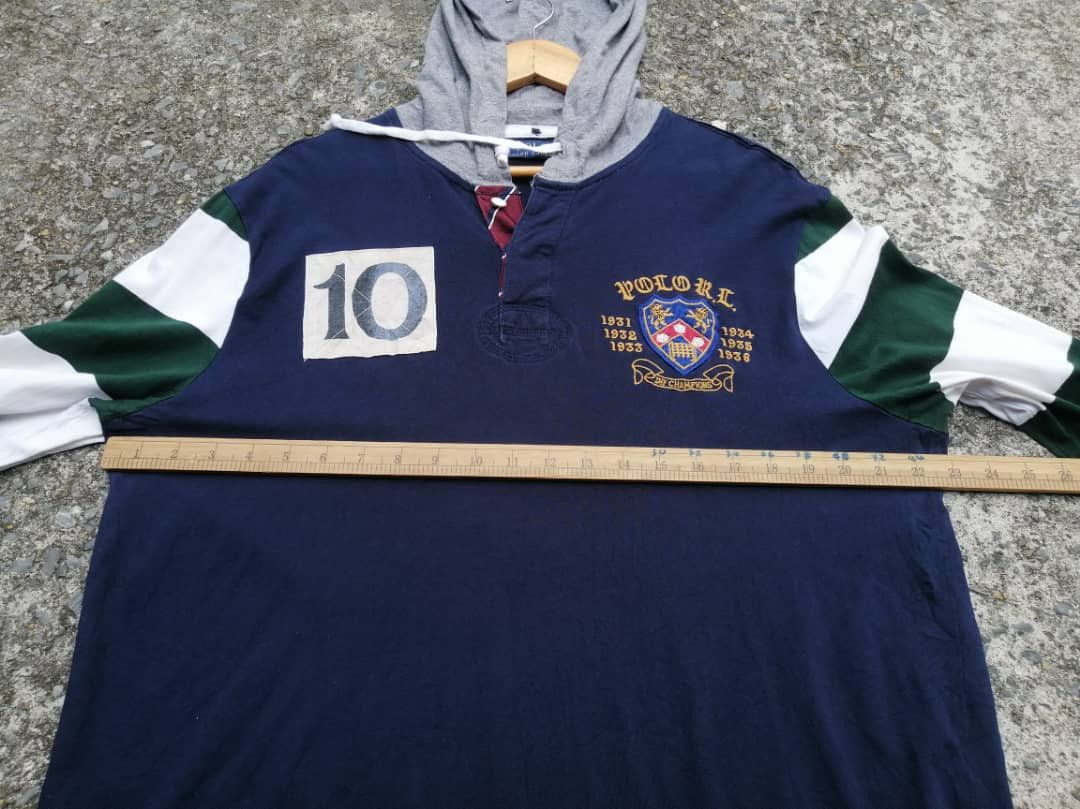Polo Ralph Lauren Polo Ralph Lauren Nice Design Button Hoodie Size US L / EU 52-54 / 3 - 3 Thumbnail