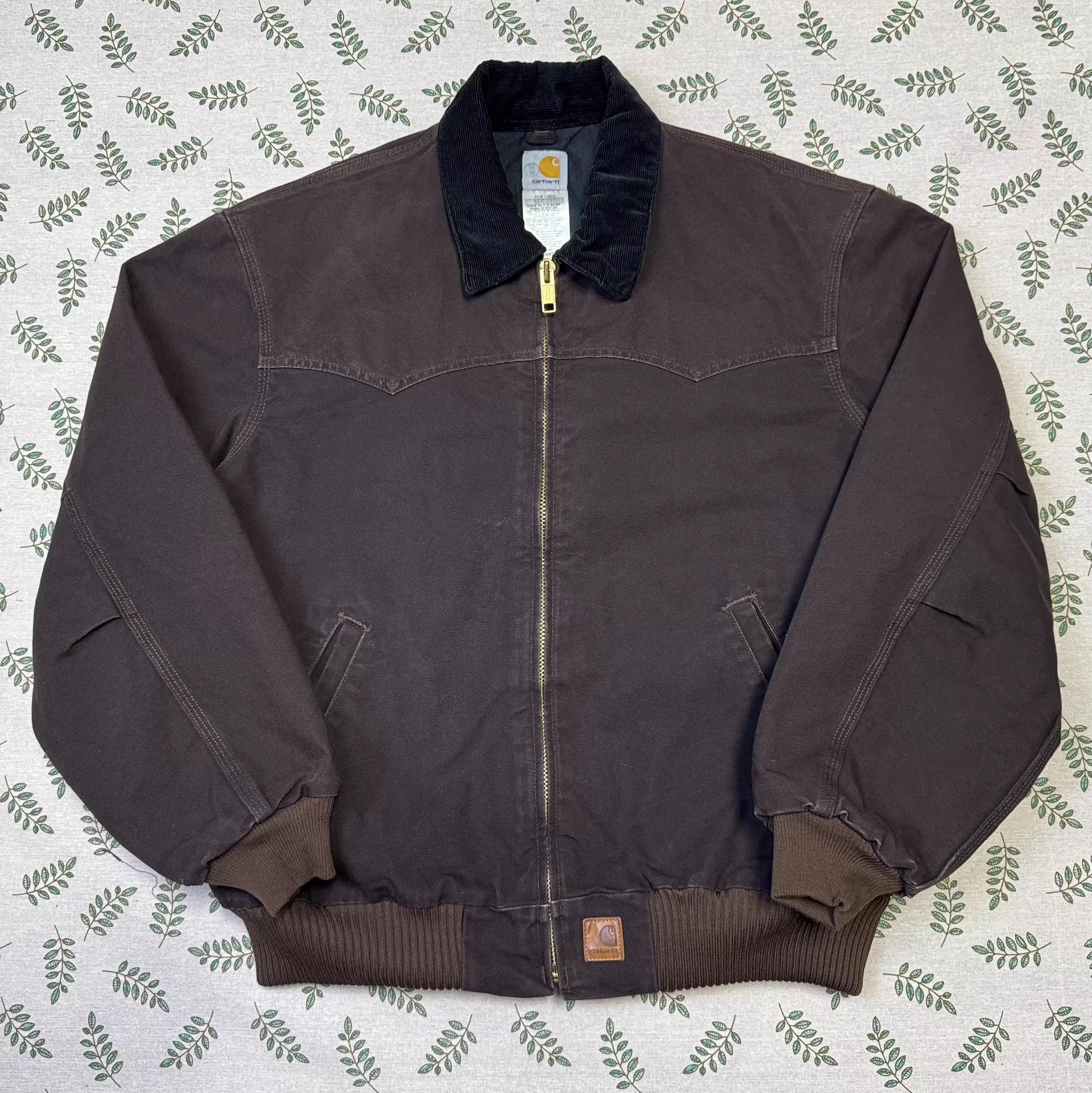 Carhartt Vintage Carhartt J14 Dark Brown XL Santa Fe Jacket Size US XL / EU 56 / 4 - 2 Thumbnail