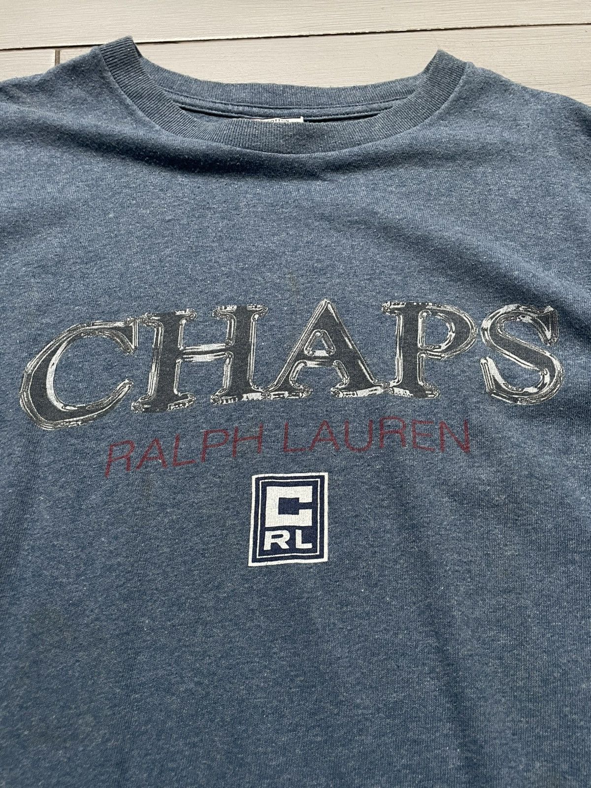 Chaps Ralph Lauren Ralph lauren vintage usa chaps archive fashion tee oversize Size US XL / EU 56 / 4 - 4 Thumbnail