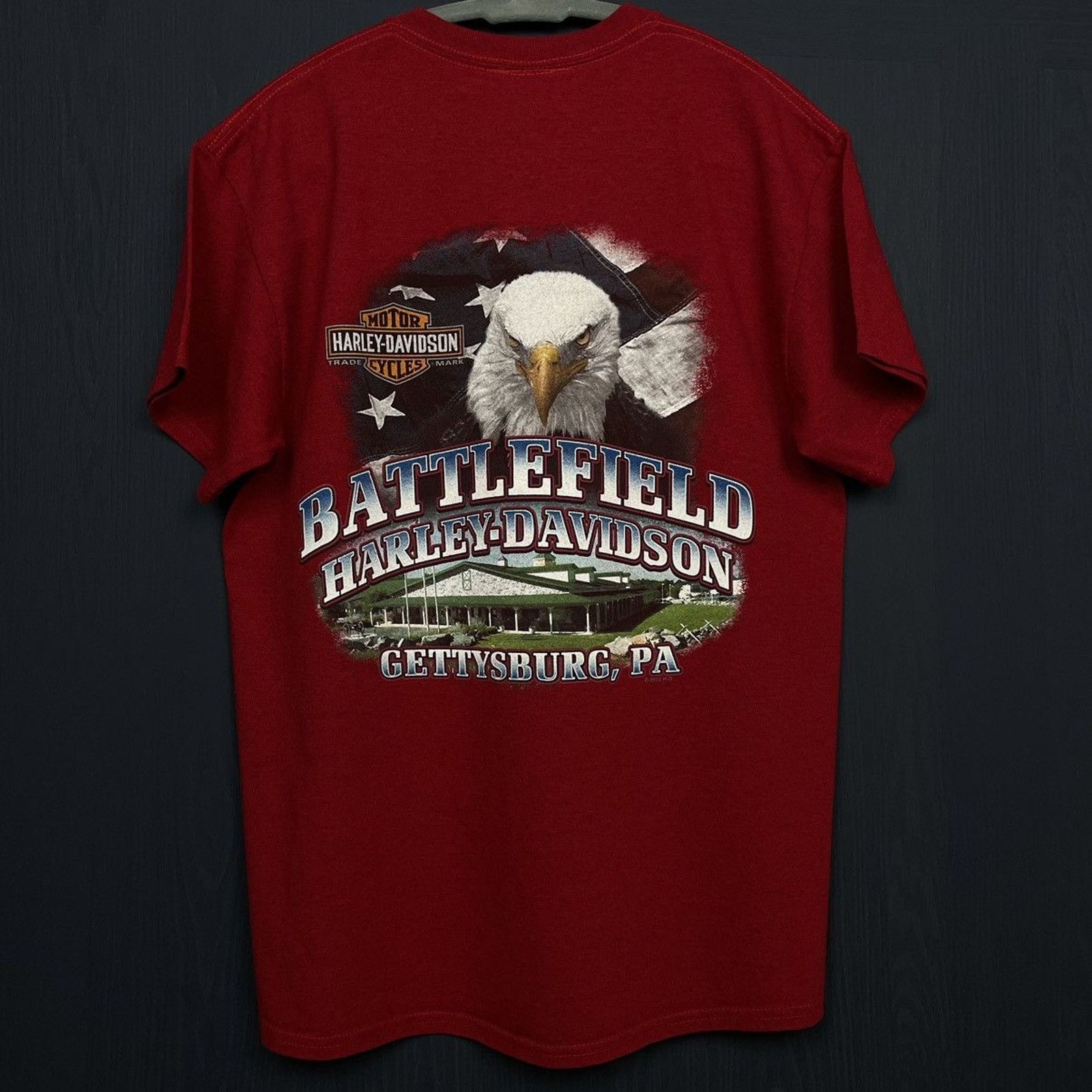 Harley Davidson × Japanese Brand × Vintage 🇺🇸HARLEY-D Motor Oil T Size US M / EU 48-50 / 2 - 1 Thumbnail