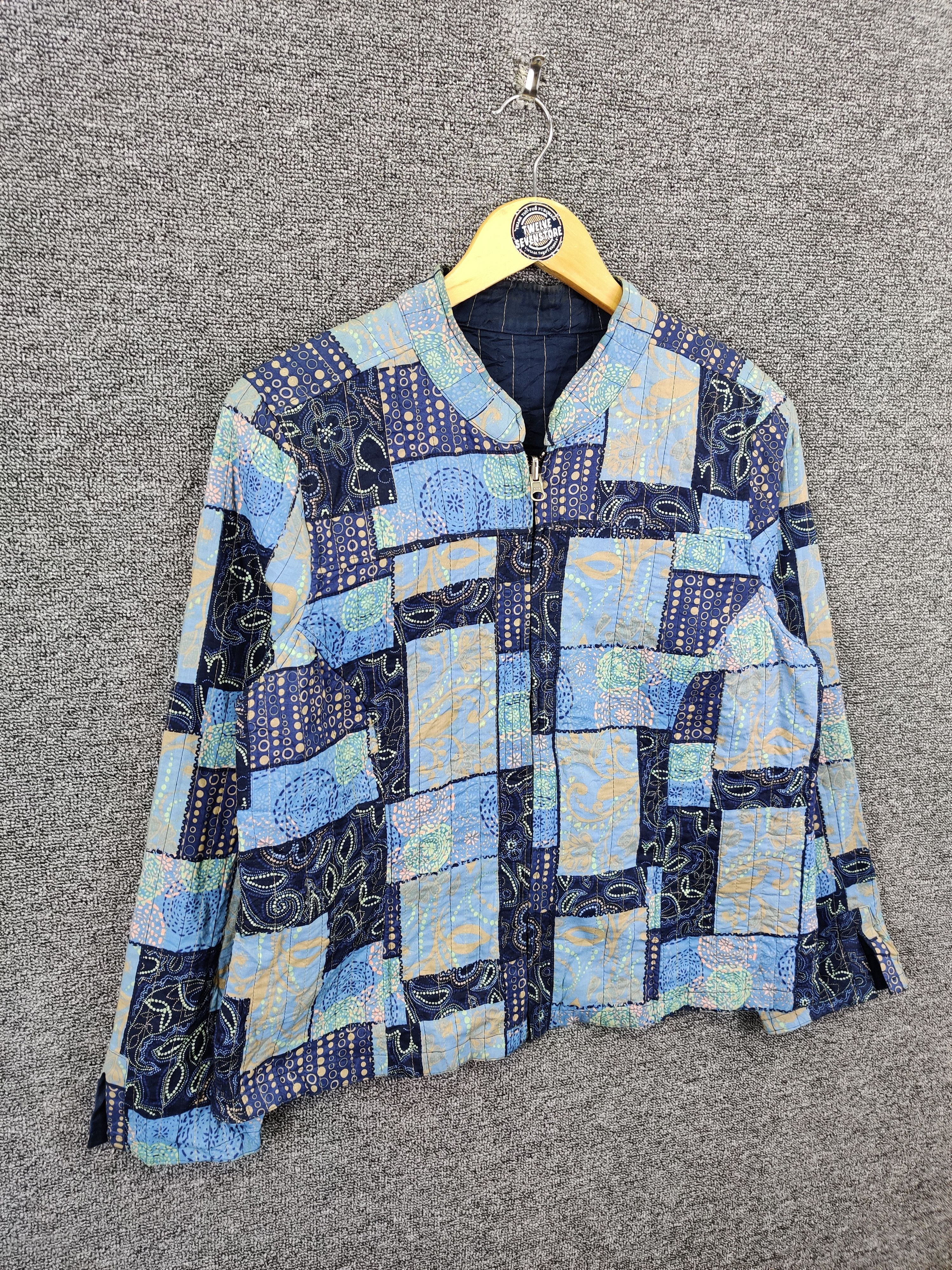 The Unbranded Brand Patchwork Boro Quilted Reversible Jacket Like Kapital Size US M / EU 48-50 / 2 - 7 Thumbnail