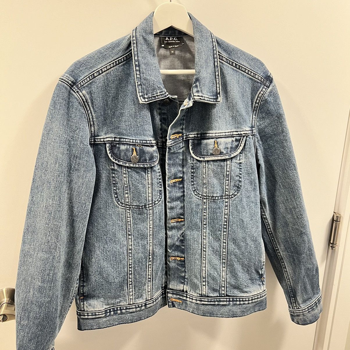 A.P.C. Like New APC mens denim jacket M Size US M / EU 48-50 / 2 - 4 Thumbnail