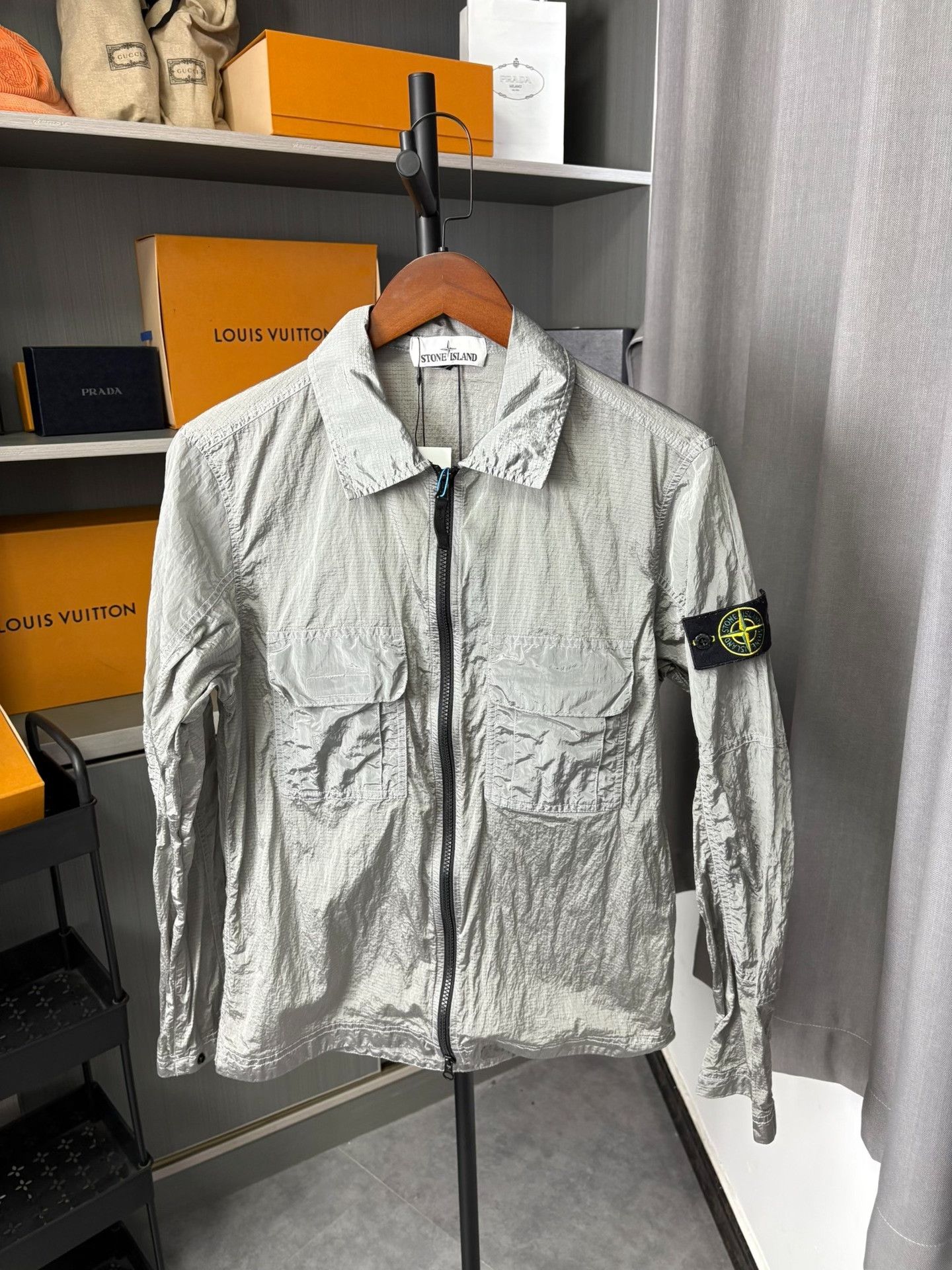 Stone Island Stone Island Nylon Gold Light Jacket S Men Size US S / EU 44-46 / 1 - 1 Thumbnail