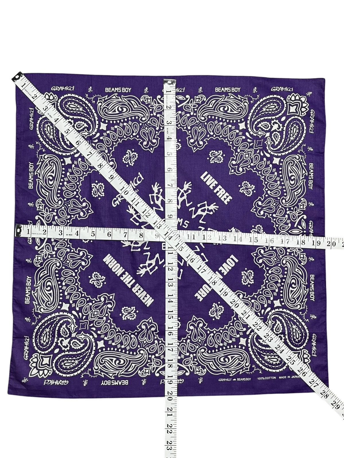 Gramicci Ultra RARE! Vtg Gramicci x Beams Boy Paisley Bandana Japan Size ONE SIZE - 5 Thumbnail