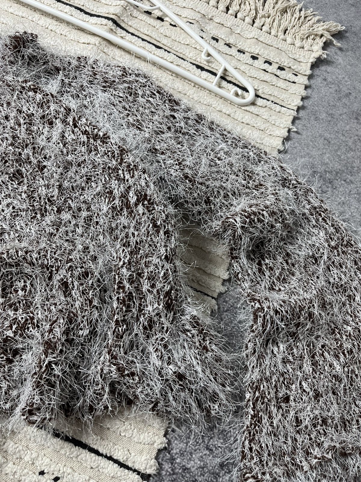 Hysteric Glamour 🔥00'S RICK OWENS VIBE FAUX FUR MOHAIR CROPPED SWEATER 00'S Size US S / EU 44-46 / 1 - 11 Thumbnail