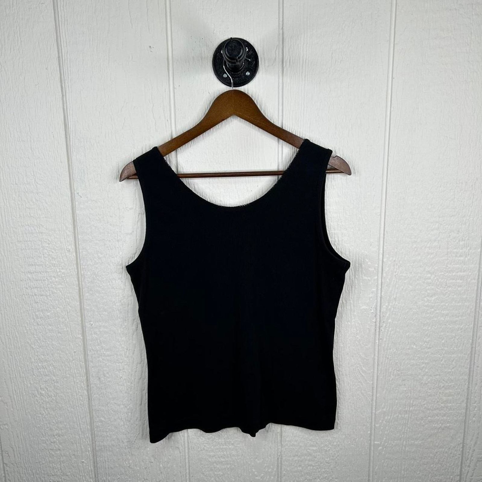 Other Vintage Y2K Fashion Bug Black Tank Top Closet Basic Large Size L / US 10 / IT 46 - 2 Thumbnail