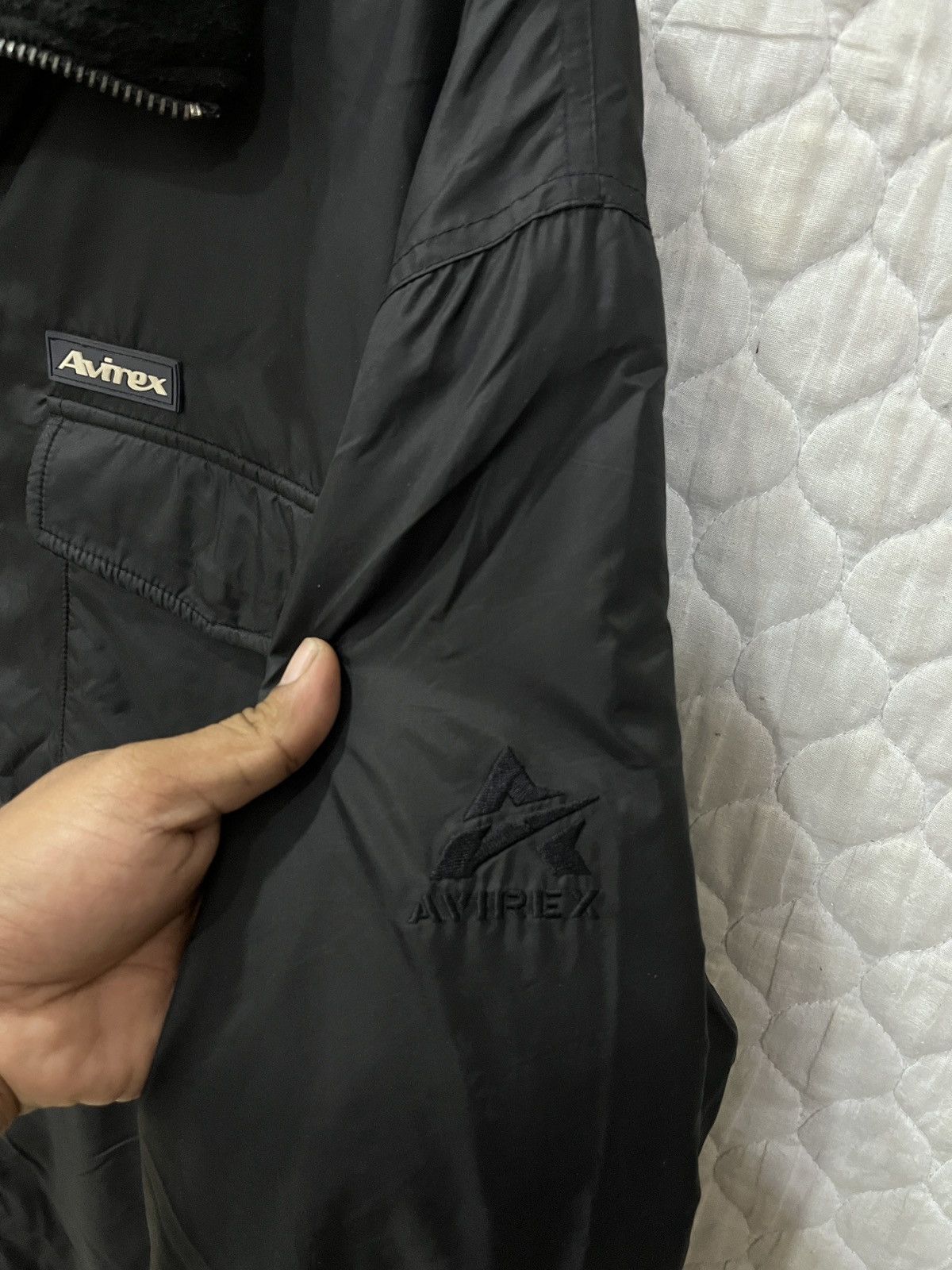 Avirex 🔥🔥🔥STEALS AVIREX 4 POCKET BLACK ZIPPER JACKET Size US XL / EU 56 / 4 - 4 Thumbnail