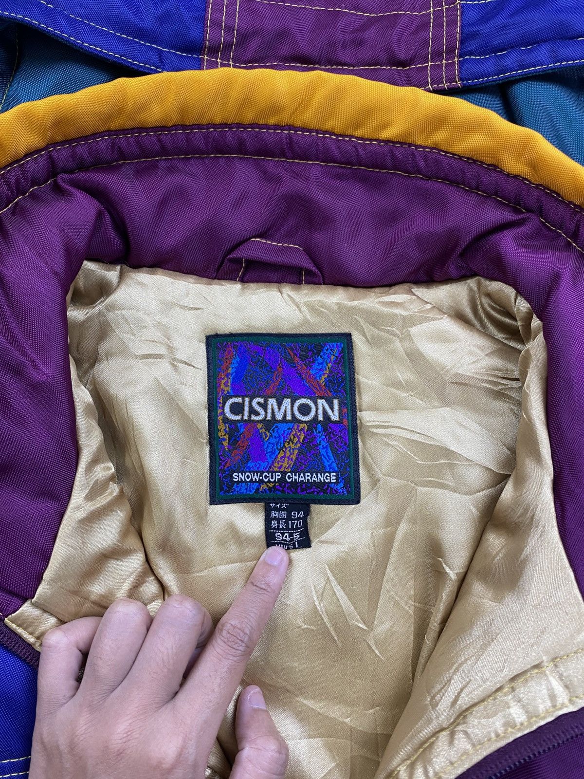 Japanese Brand × Vintage Vintage Cismon Bomber Ski Wear Multicolour Jacket Size US L / EU 52-54 / 3 - 13 Thumbnail