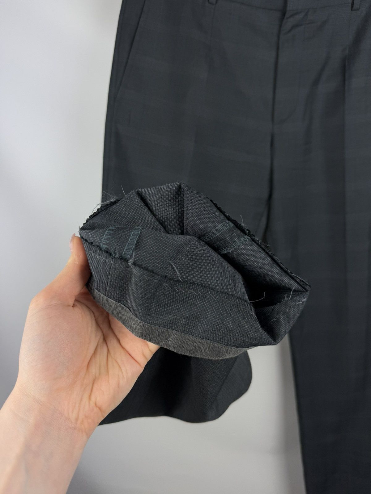 Hugo Boss Hugo Boss Aiko1/Heise Wool Plaid 2 Piece Suit Blazer Pants Size 40L - 20 Thumbnail