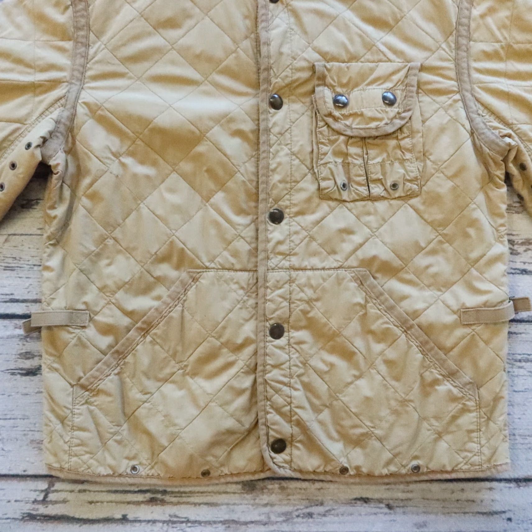 Polo Ralph Lauren VINTAGE Polo Ralph Lauren Quilted Military Style Jacket Mens M Brown Size US M / EU 48-50 / 2 - 3 Thumbnail