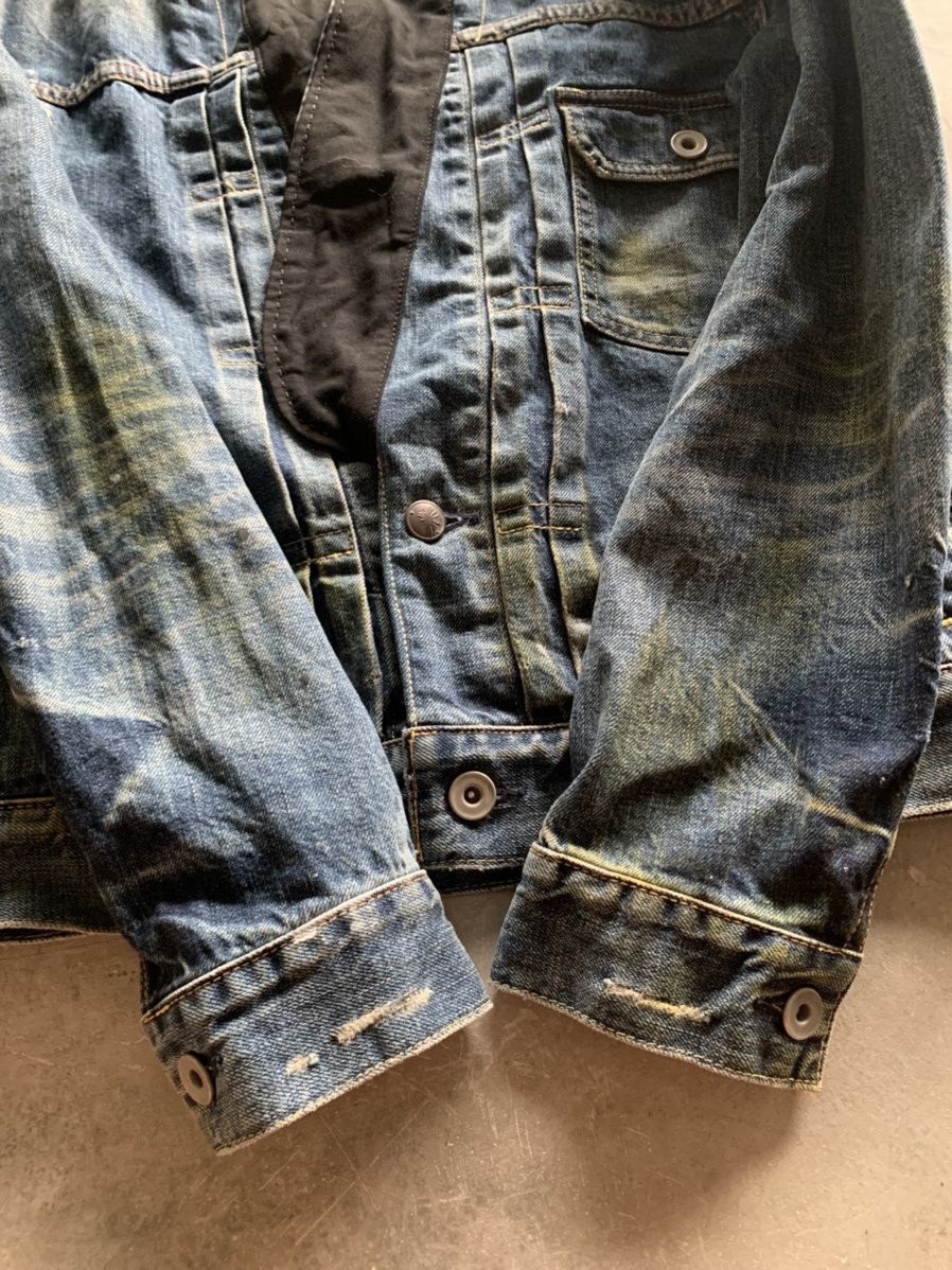 Japanese Brand ARCHIVED miharayasuhiro japanese denim jacket splatter vtg Size US S / EU 44-46 / 1 - 16 Thumbnail