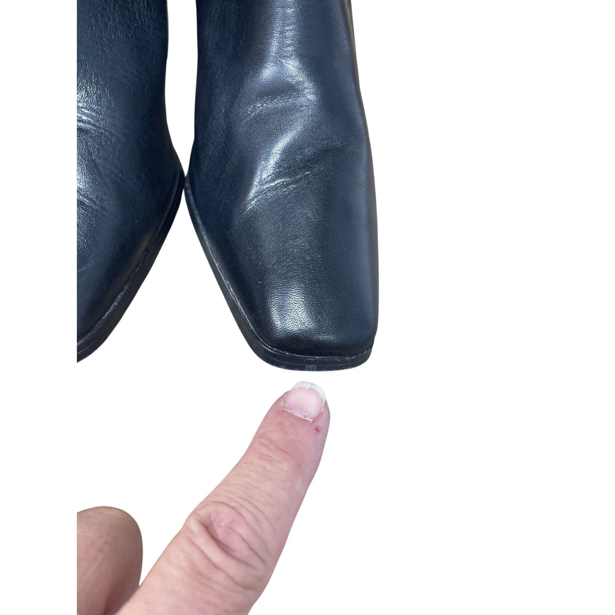 Other Bruno Valenti Womans Black Leather 3' Riding Equestrian Boot Size US 8.5 / IT 38.5 - 10 Thumbnail