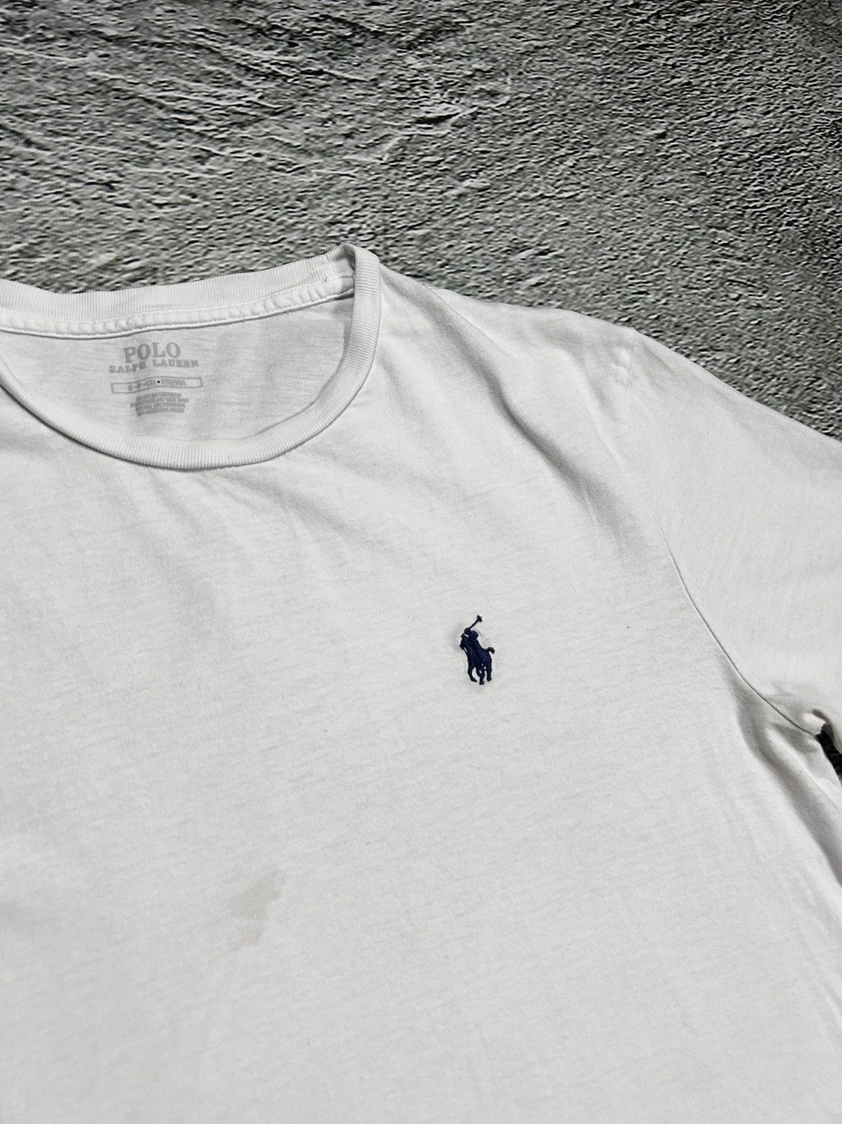 Polo Ralph Lauren × Ralph Lauren × Vintage Polo Ralph Lauren vintage white T-shirt small pony navy Size US S / EU 44-46 / 1 - 2 Thumbnail
