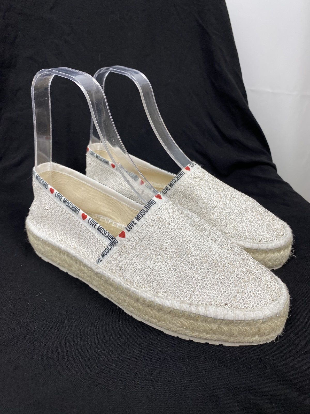 Love Moschino Glitter Espadrilles size 41