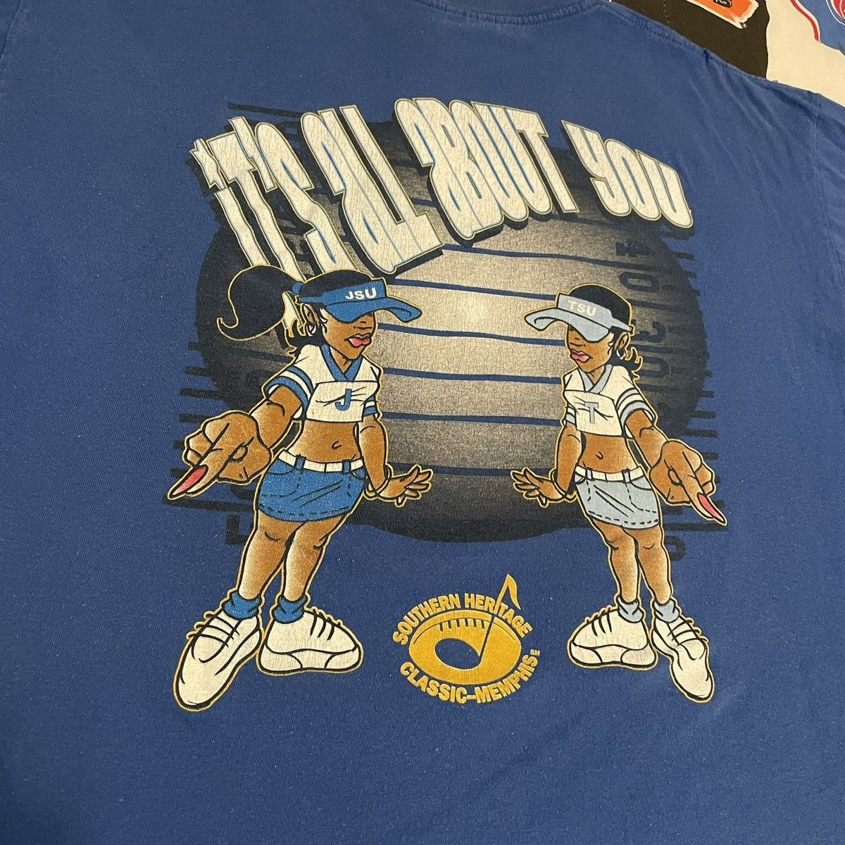 NCAA × Vintage Vintage 1990s HBCU Tennessee State vs Jackson State Tee Size US XL / EU 56 / 4 - 4 Thumbnail