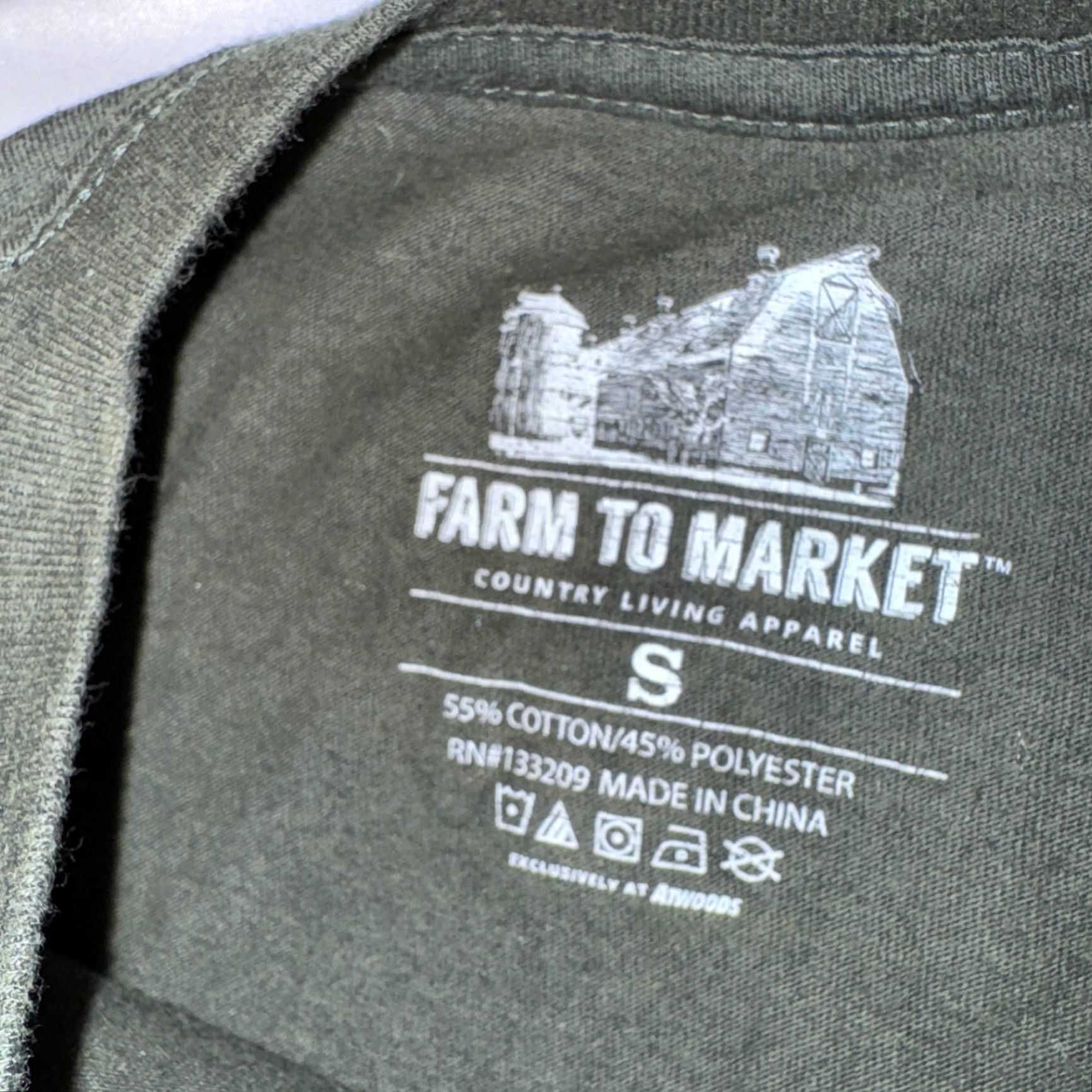 Market Liberty Or Death Don't Tread On Me Army Green Tshirt Small Farm To Market Shirt Men Green Logo Short Sleeve Crew Neck 2020s Regular Cotton Blend Size US S / EU 44-46 / 1 - 3 Thumbnail