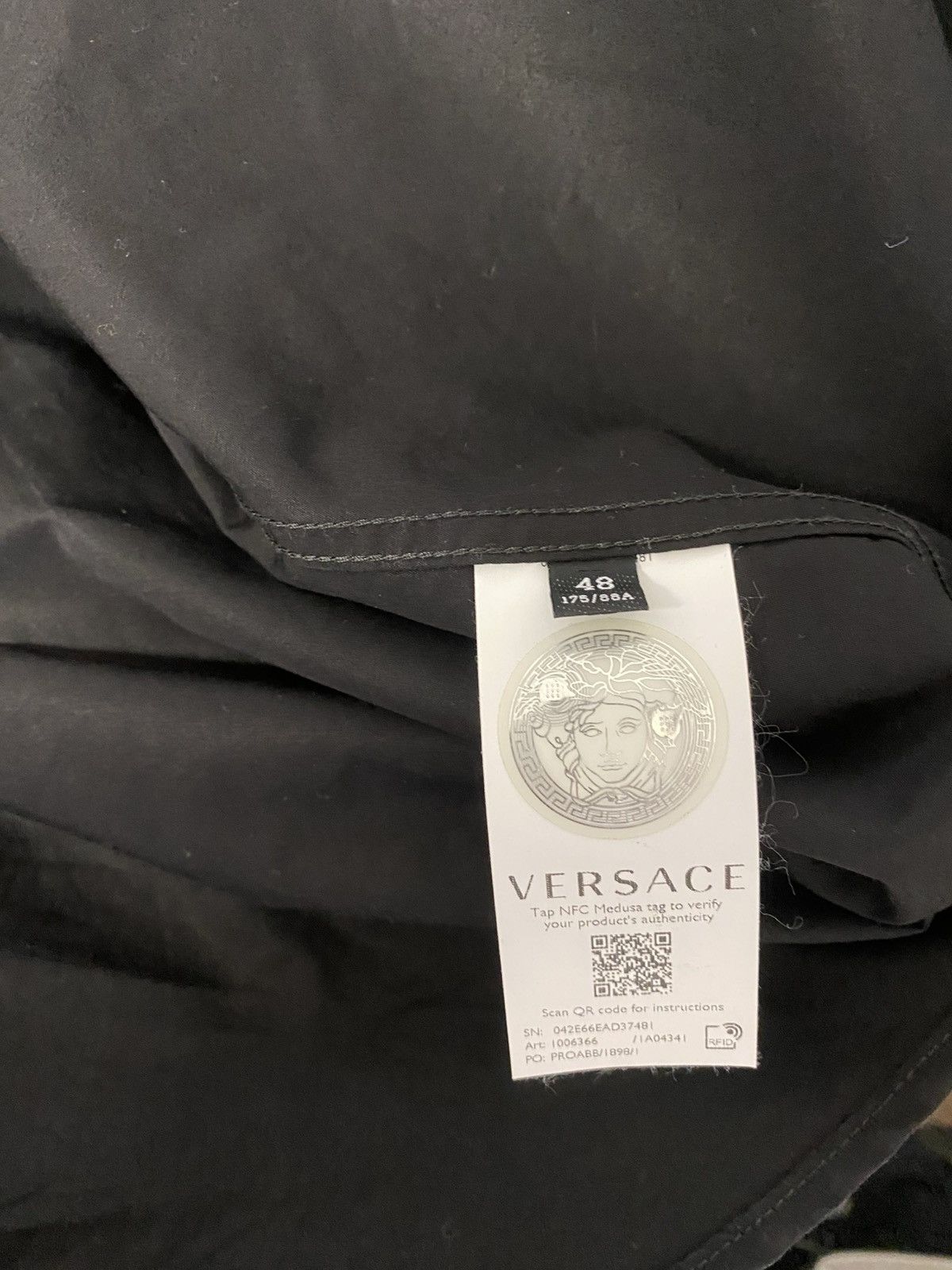Versace Versace Cotton Shirt Size US M / EU 48-50 / 2 - 5 Thumbnail