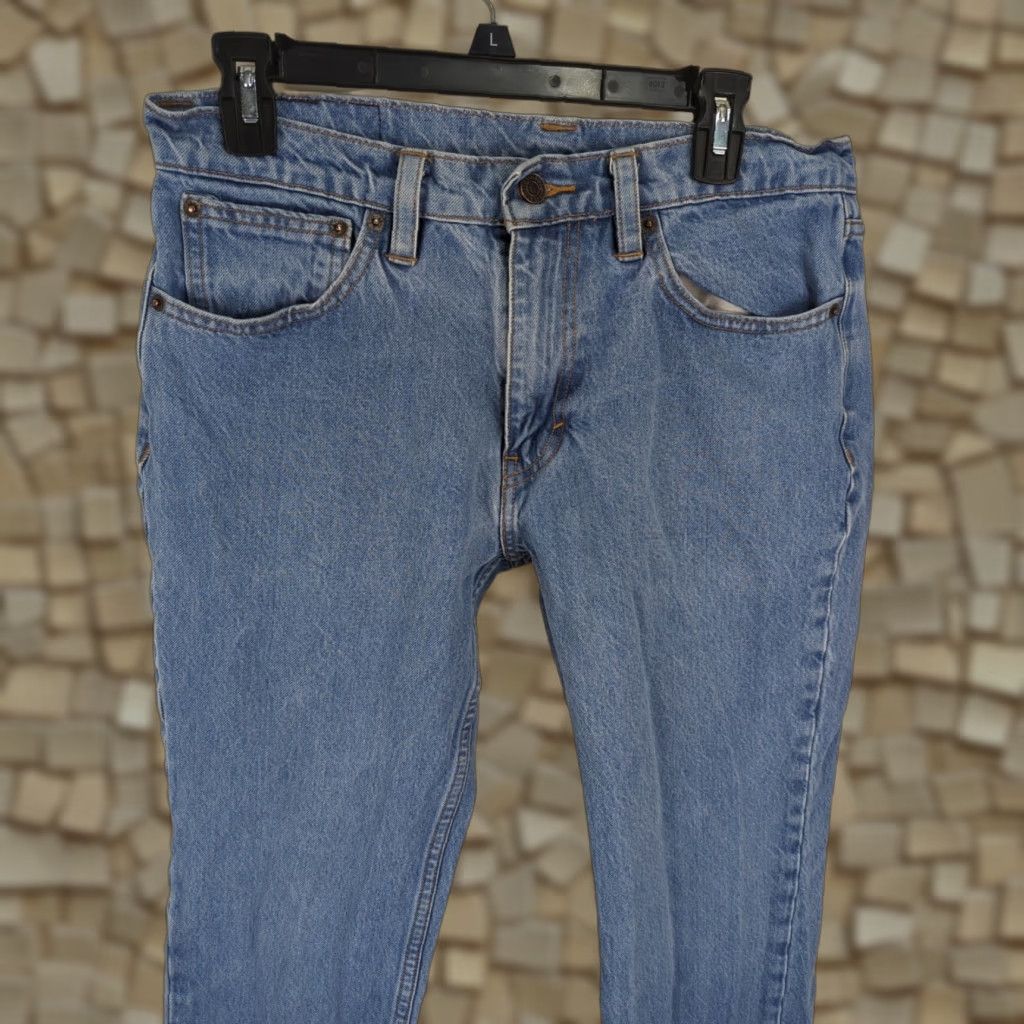 Vintage LEVIS BLACK LABEL 511 STRETCH DENIM BLUE JEANS MENS SIZE 32X32 BIG E Size US 32 / EU 48 - 1 Thumbnail