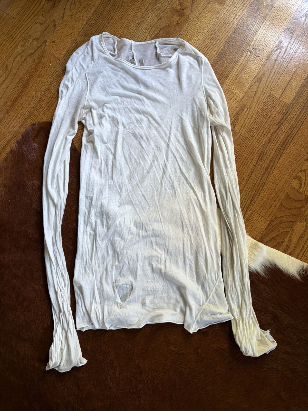 Rick Owens Scarification Long Sleeve