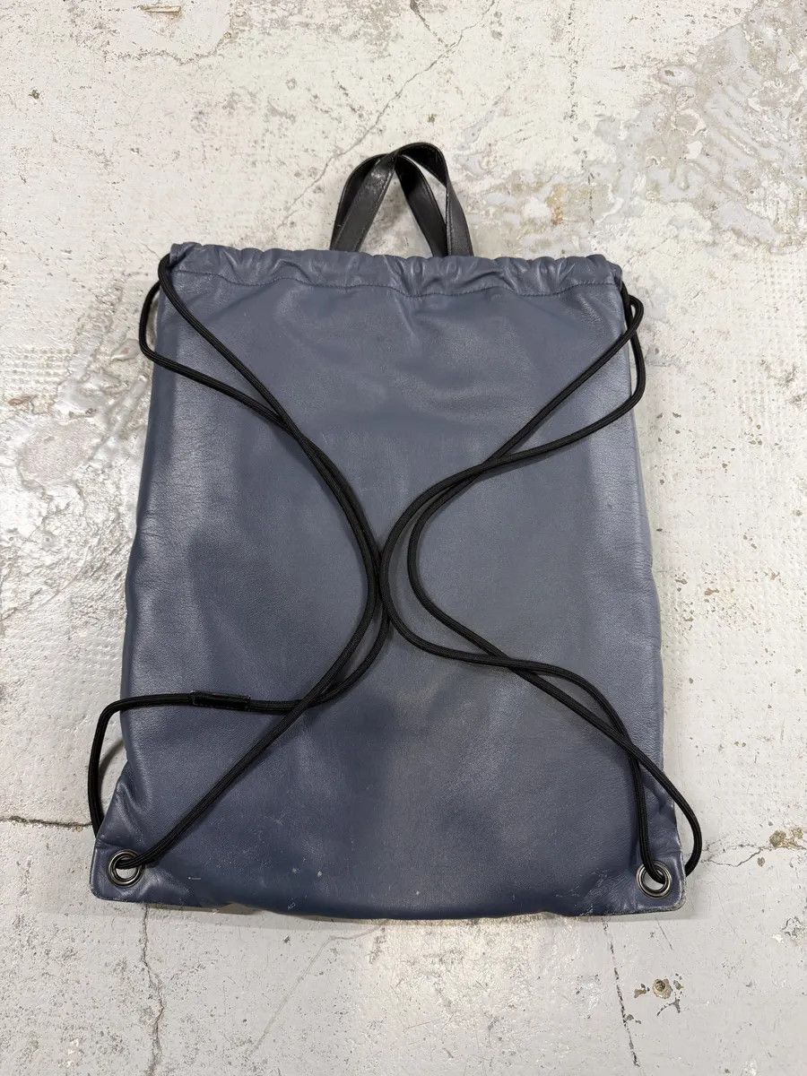 Maison Margiela Maison Margiela Navy Puffer Leather Backpack Size ONE SIZE - 4 Thumbnail
