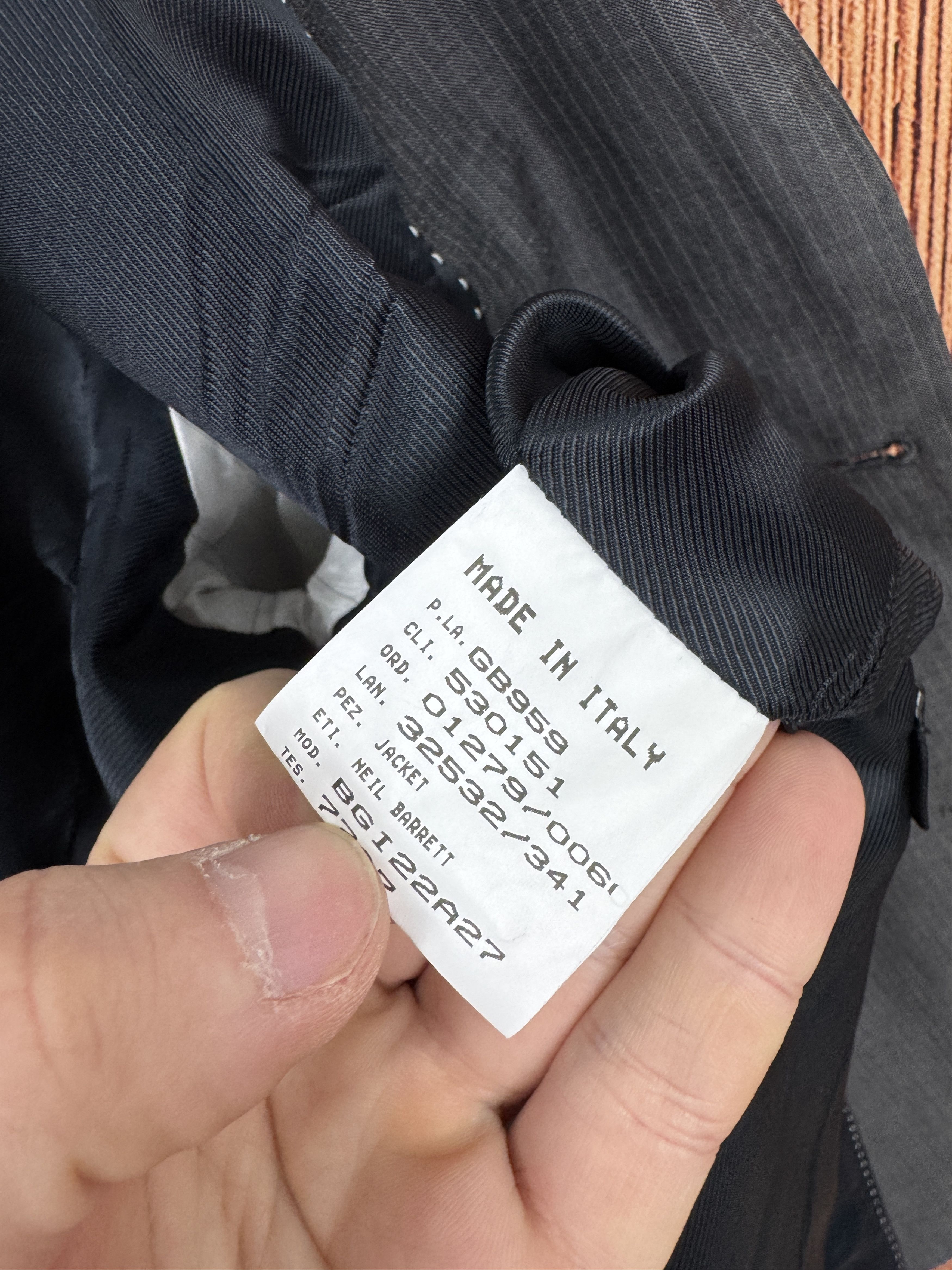 Neil Barrett RRP 750$ NWT Neil Barett Wool/Linen Blazer Made in Italy Size 44R - 13 Thumbnail