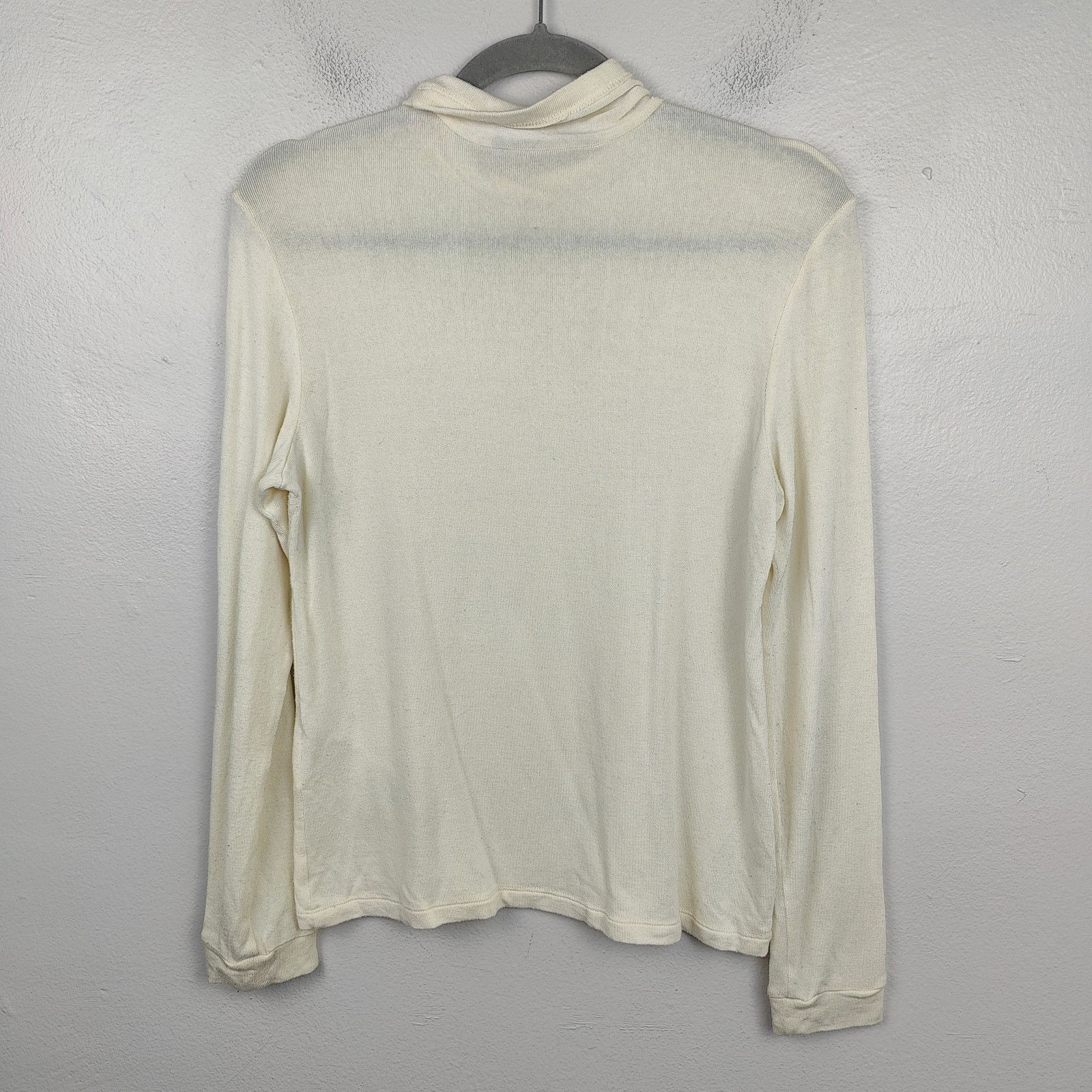 Other Reformation Mock Neck Top Womens Small Cream Sweater Size S / US 4 / IT 40 - 5 Thumbnail