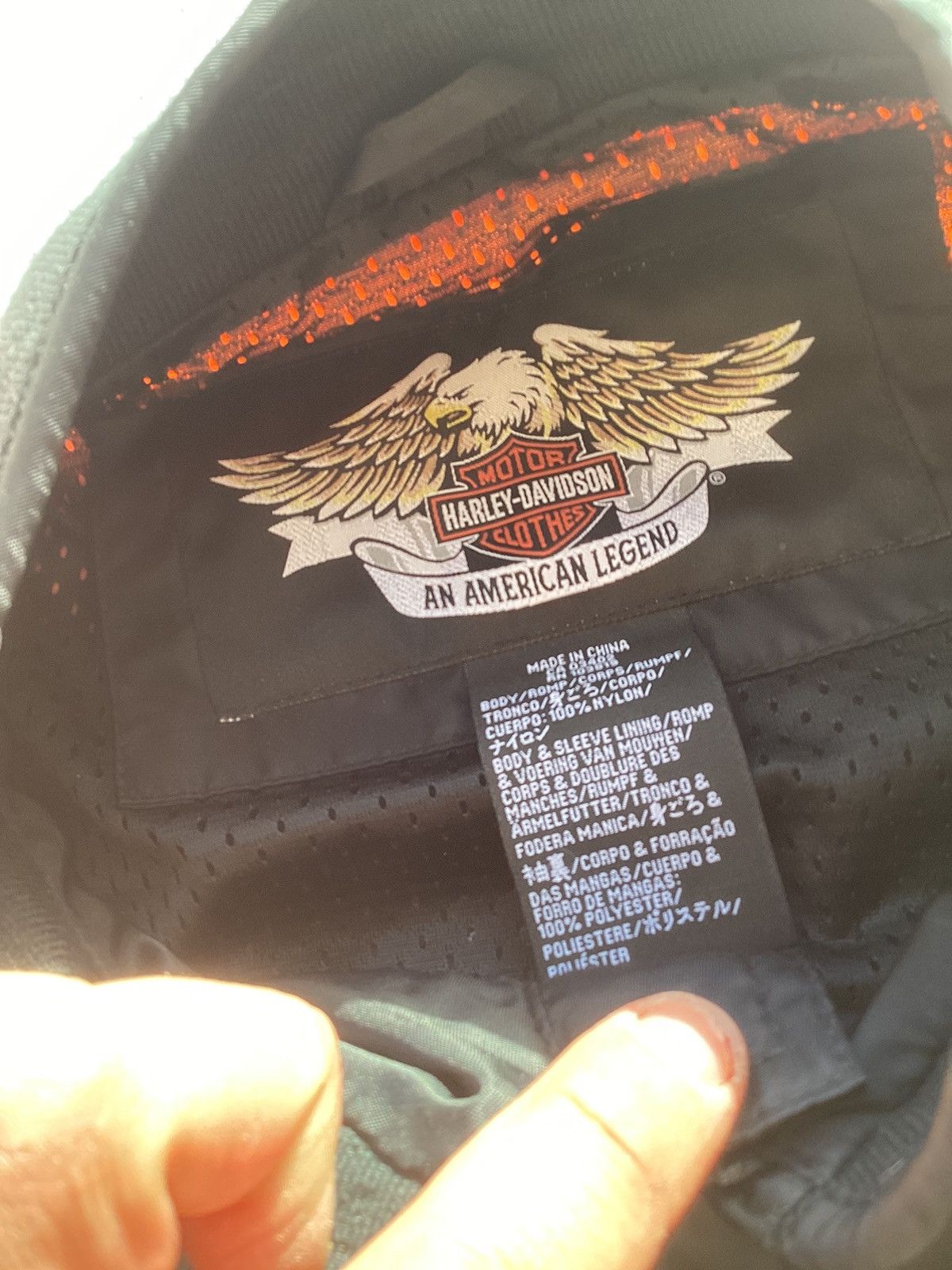 Harley Davidson × Vintage Vintage Harley Davidson biker/motorcycle jacket Size US L / EU 52-54 / 3 - 5 Thumbnail
