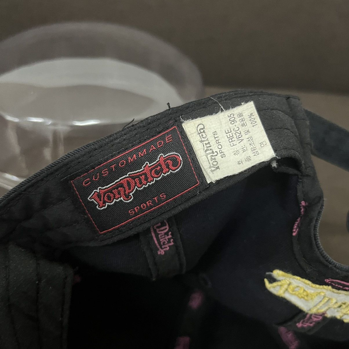 Von Dutch Vintage 90s Von Dutch Eyeball Custamade Hat/Vondutch Cap sq Size ONE SIZE - 9 Thumbnail